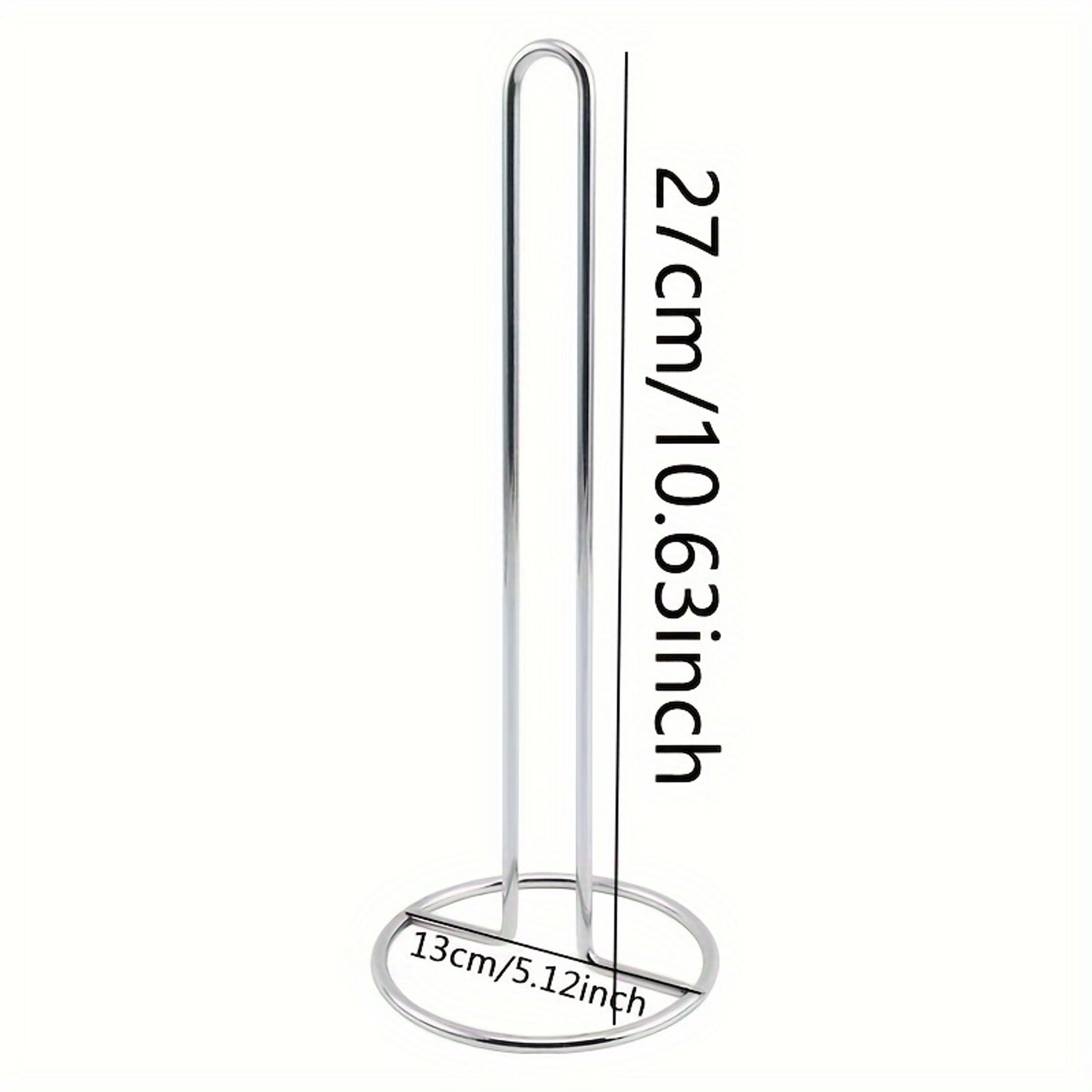 Stainless Steel Paper Towel Holder Wall Mount Rustproof Kitchen Roll Dispenser Rack – view 8