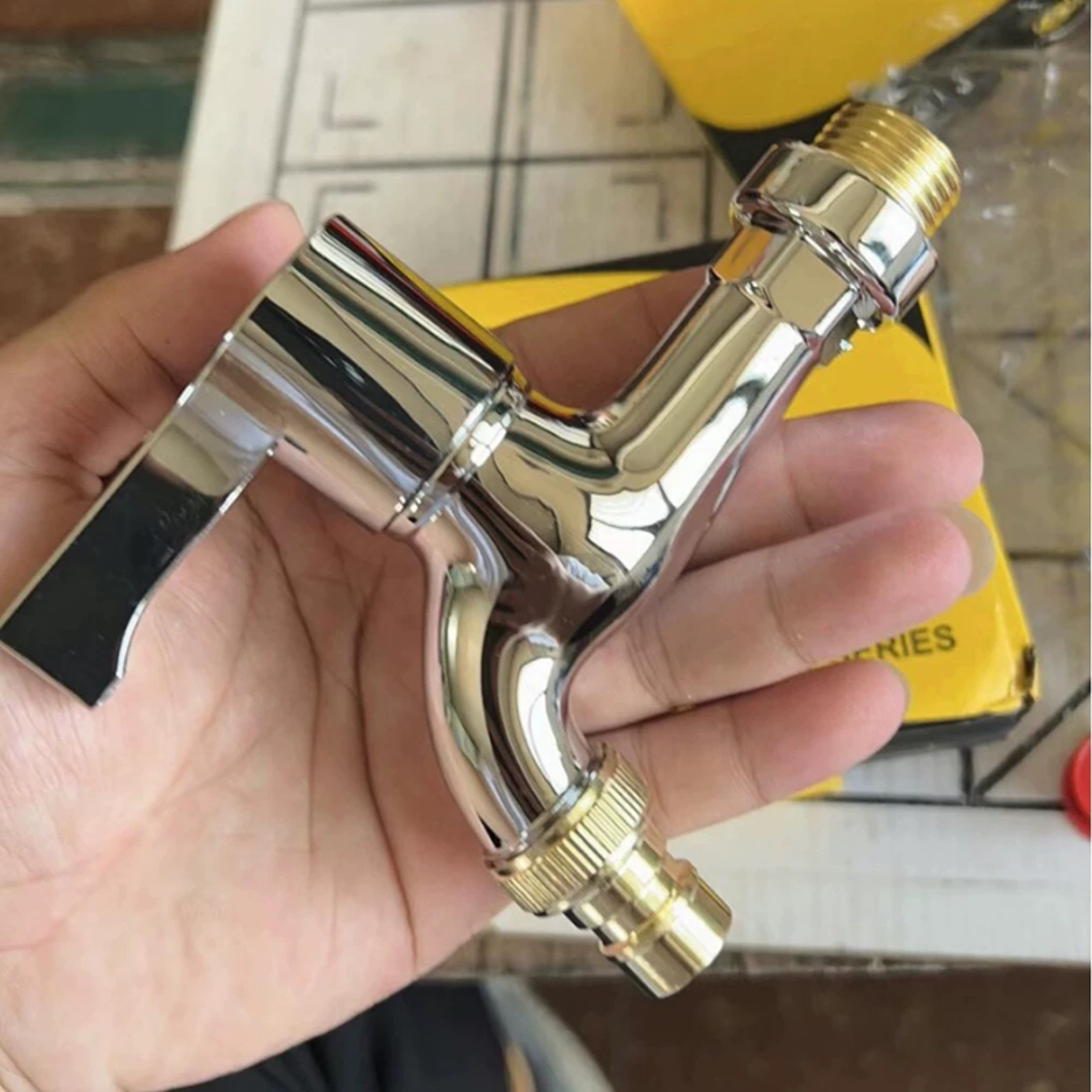 In Wall Washing Machine Faucet Inch Durable Plastic Washer Tap Leakproof Water Inlet 2