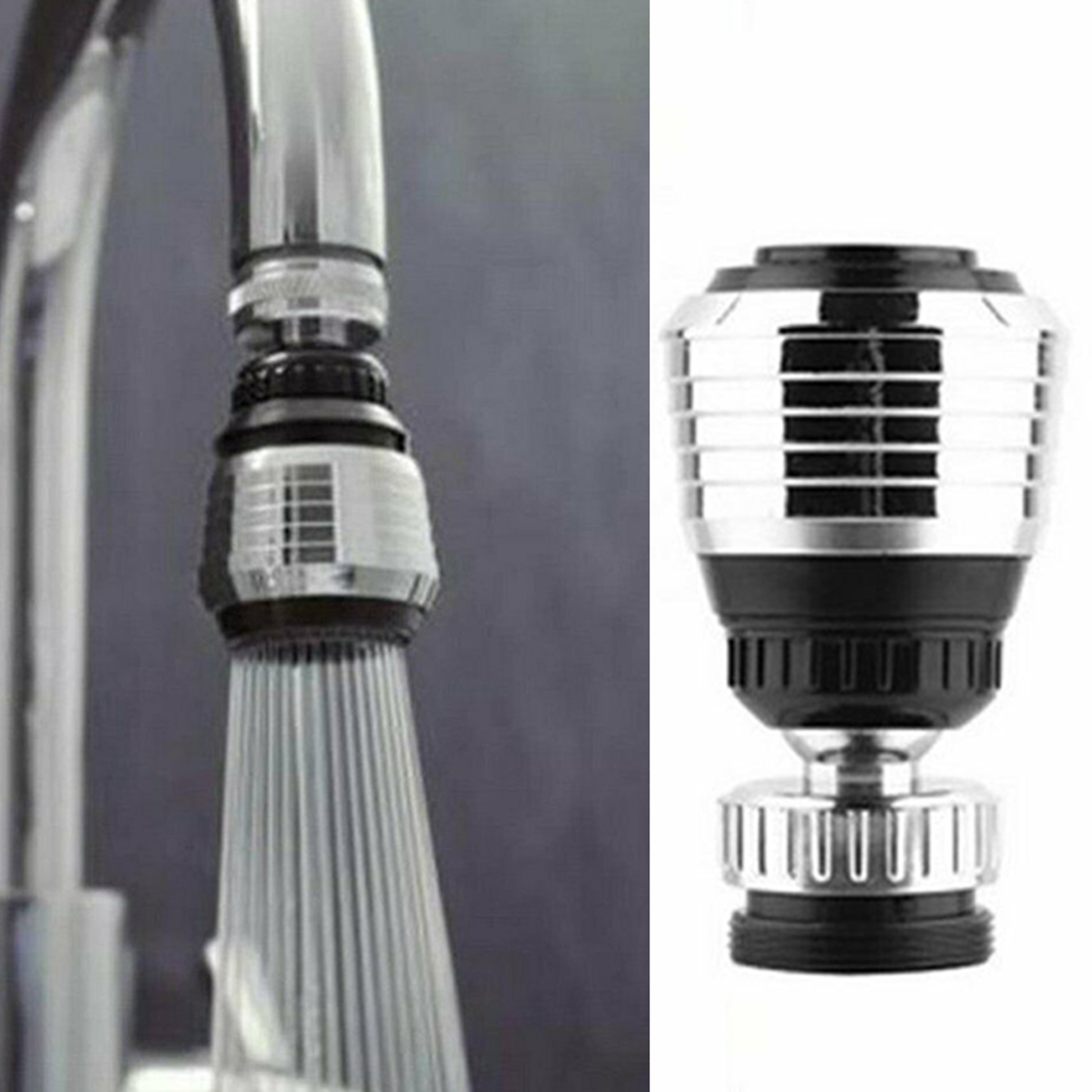 High-Pressure Rotating Faucet Aerator for Kitchen Sink Water Saving Tap Nozzle – view 4
