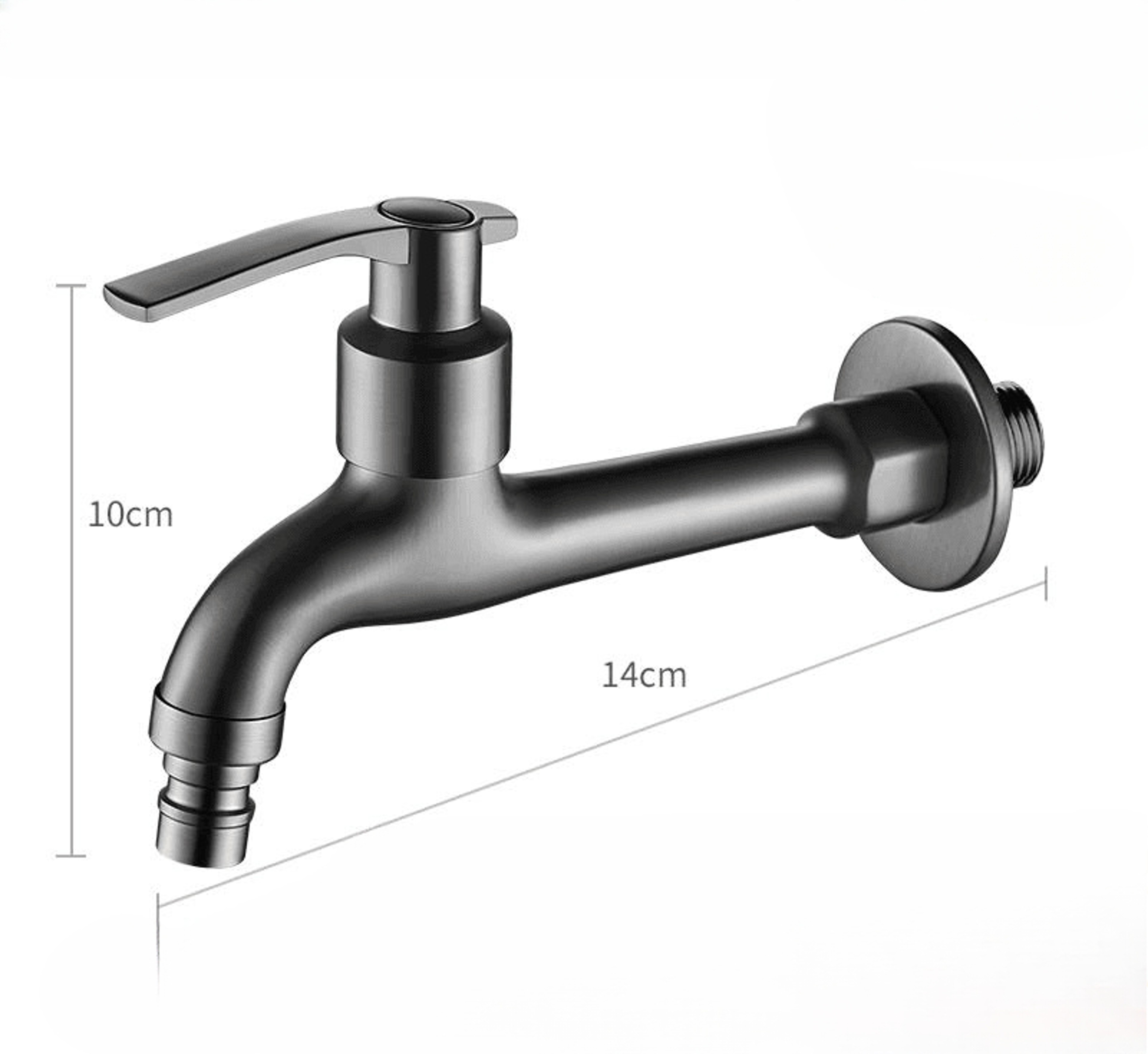 Wall Mounted Copper Laundry Faucet Quick Open Utility Tap For Washing Machine And Balcony Use 7