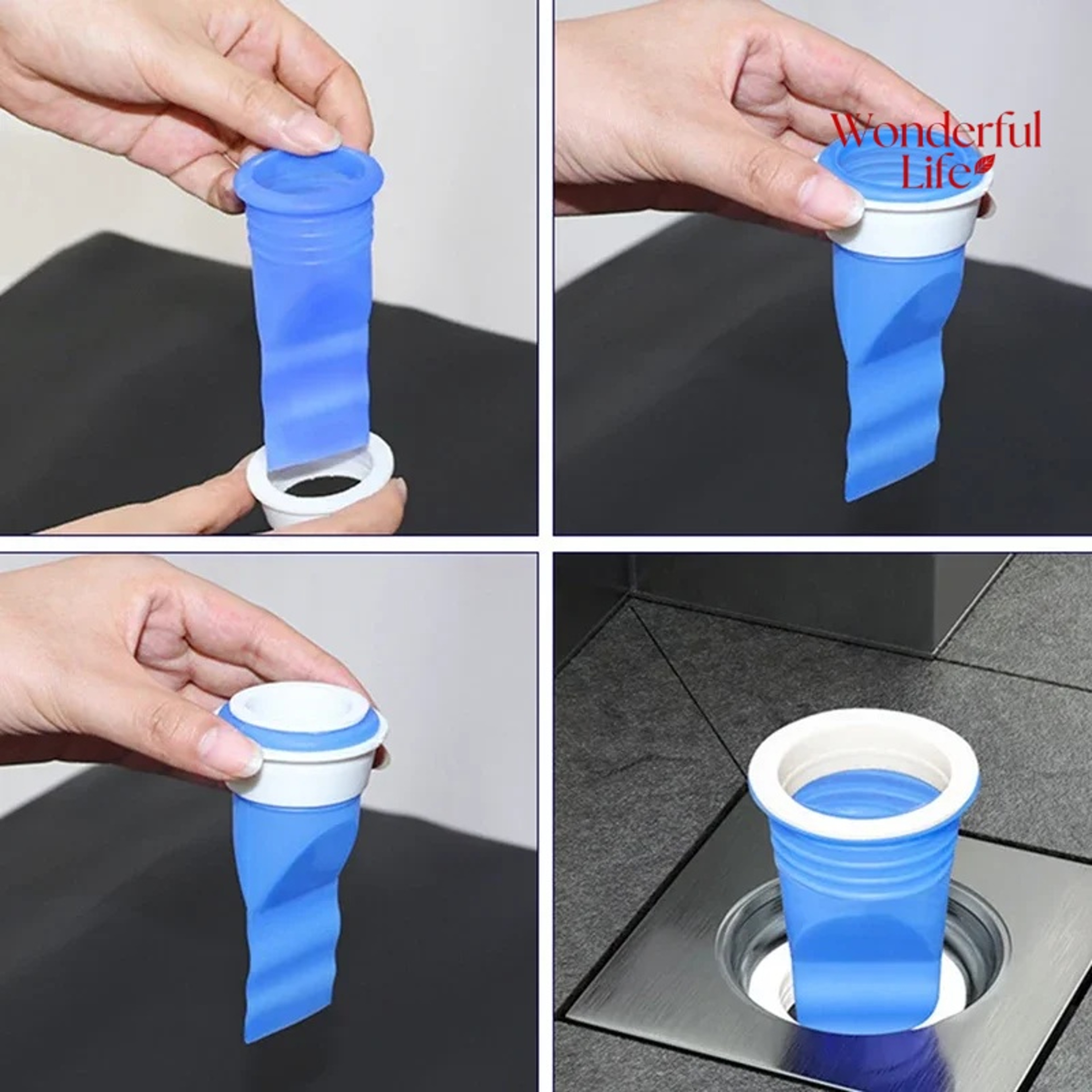 Silicone Floor Drain Trap Anti Odor Backflow Preventer for Bathroom Kitchen Sink Pipes – view 2