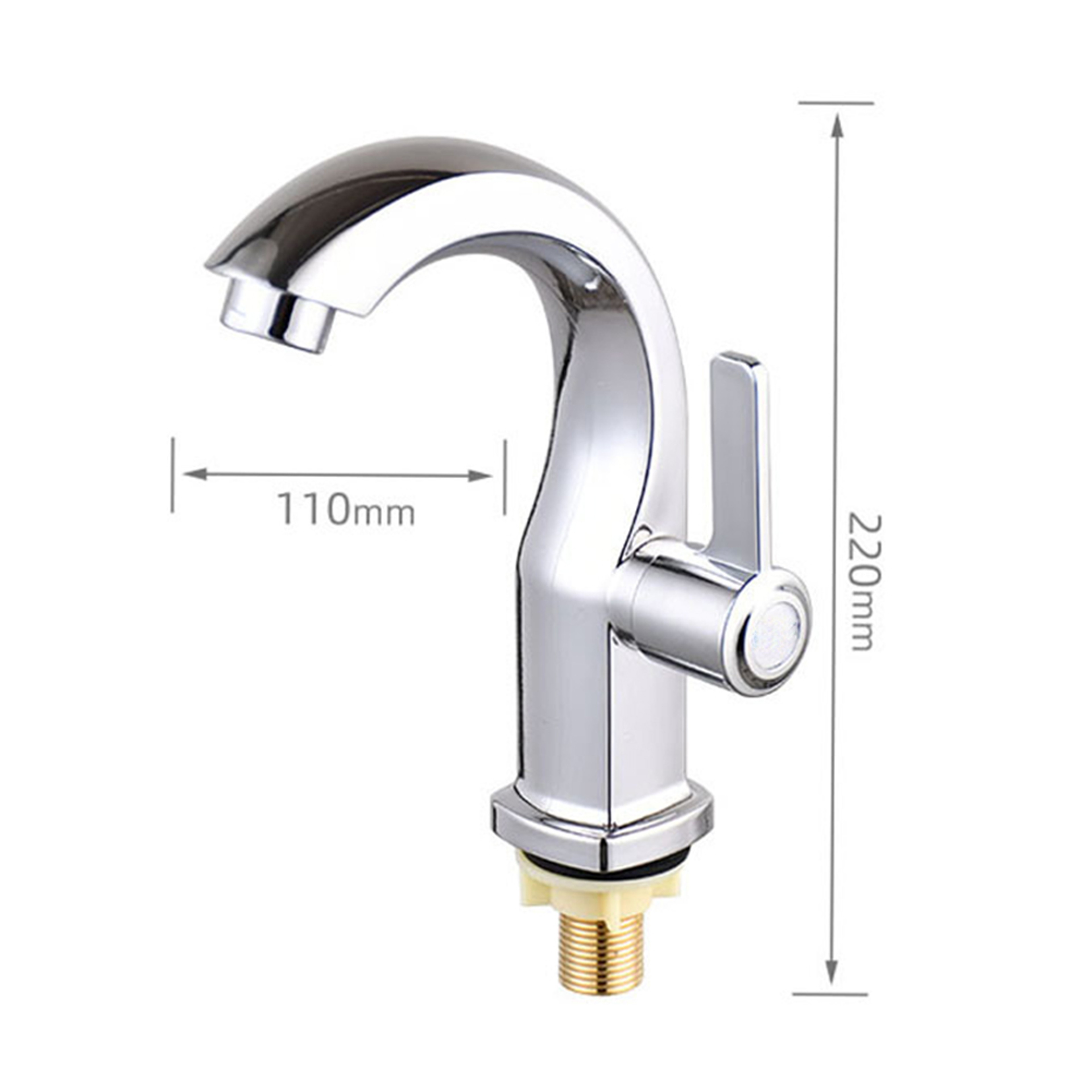 PureFlow ABS Filtered Water Faucet Single Cold Deck Mounted Basin Tap – view 7