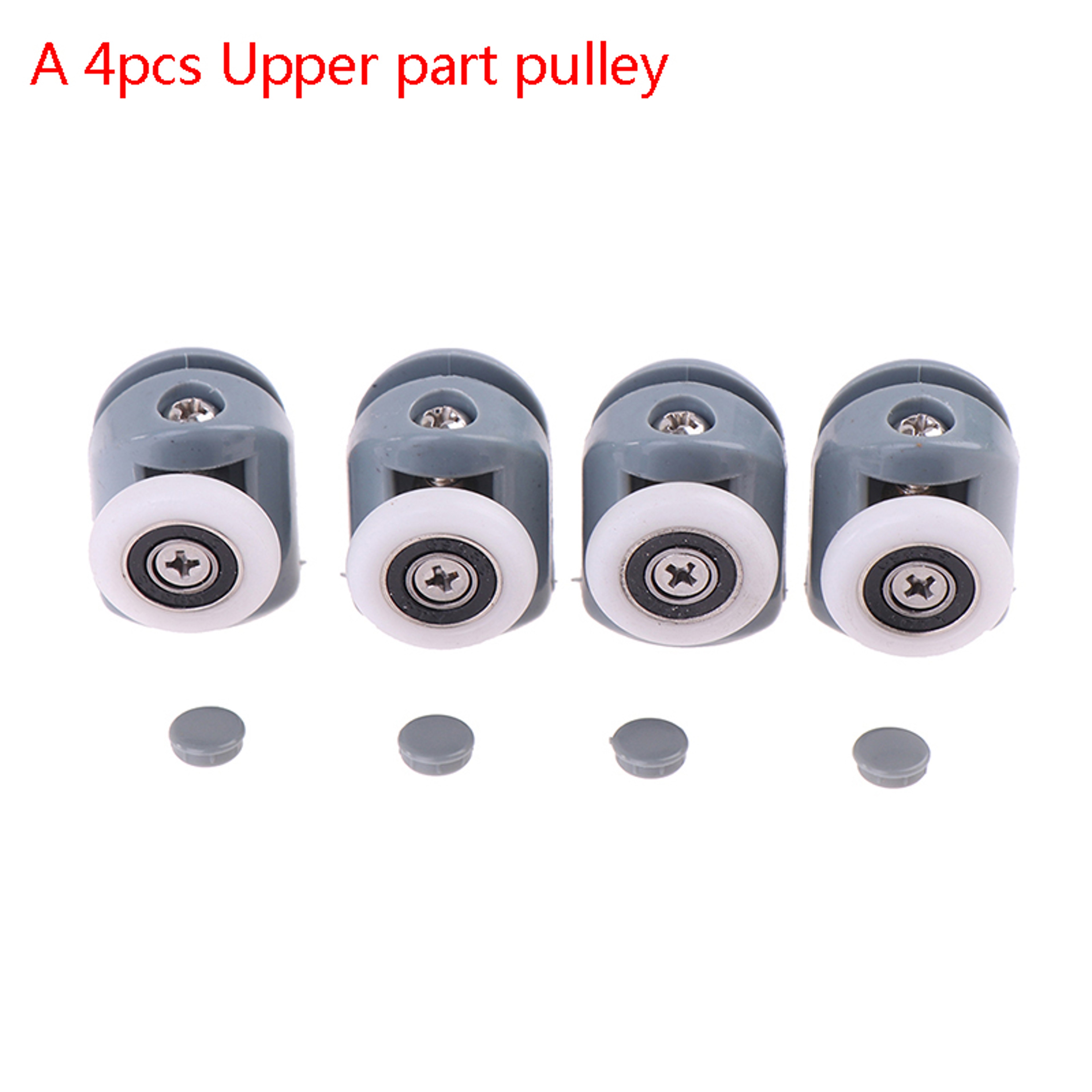 Shower Door Roller Wheels Replacement Smooth Sliding Glass Door Pulley Set – view 7