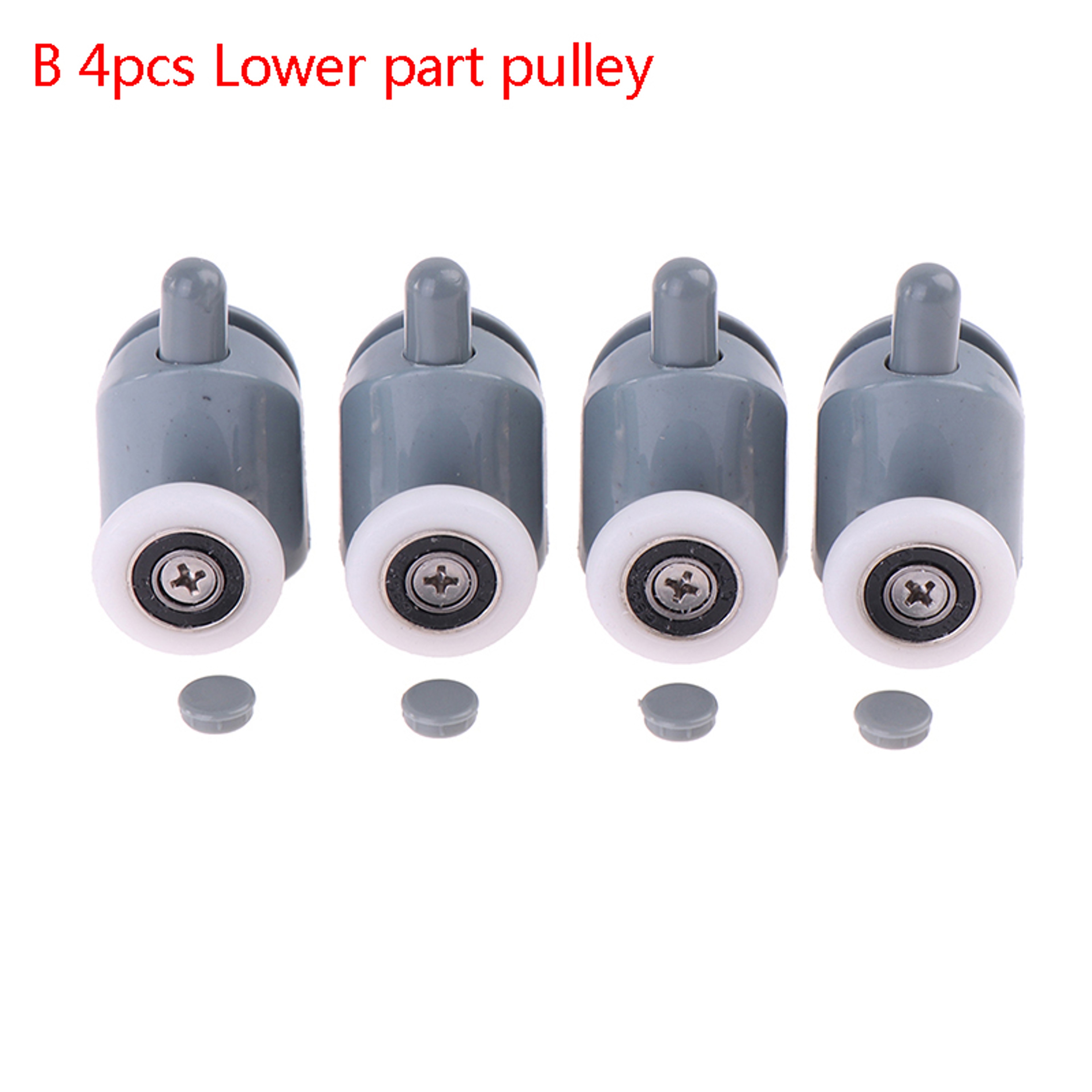 Shower Door Roller Wheels Replacement Smooth Sliding Glass Door Pulley Set – view 8