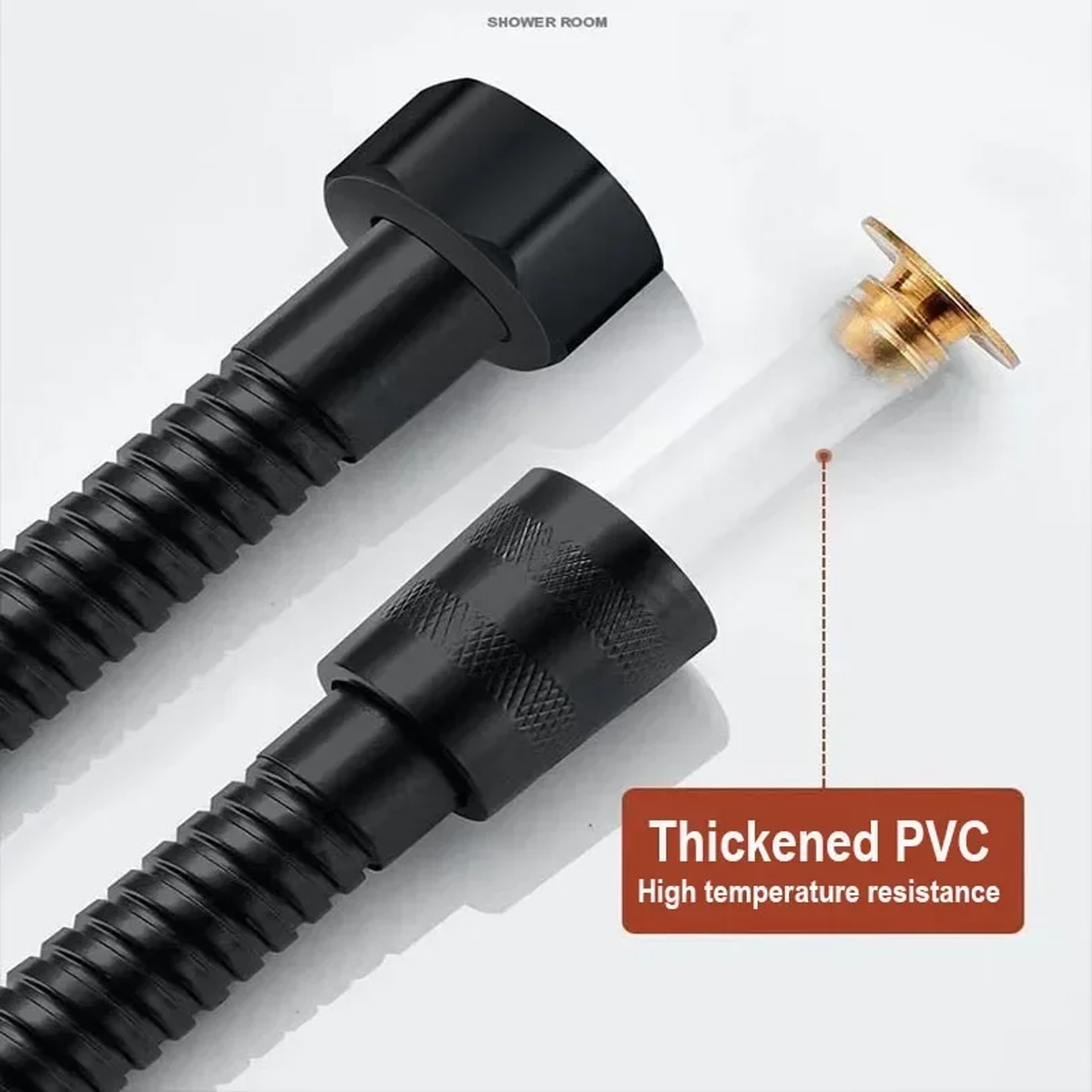 Flexible Shower Hose Extension Durable Bathroom Hose Pipe for Shower & Garden Use – view 5