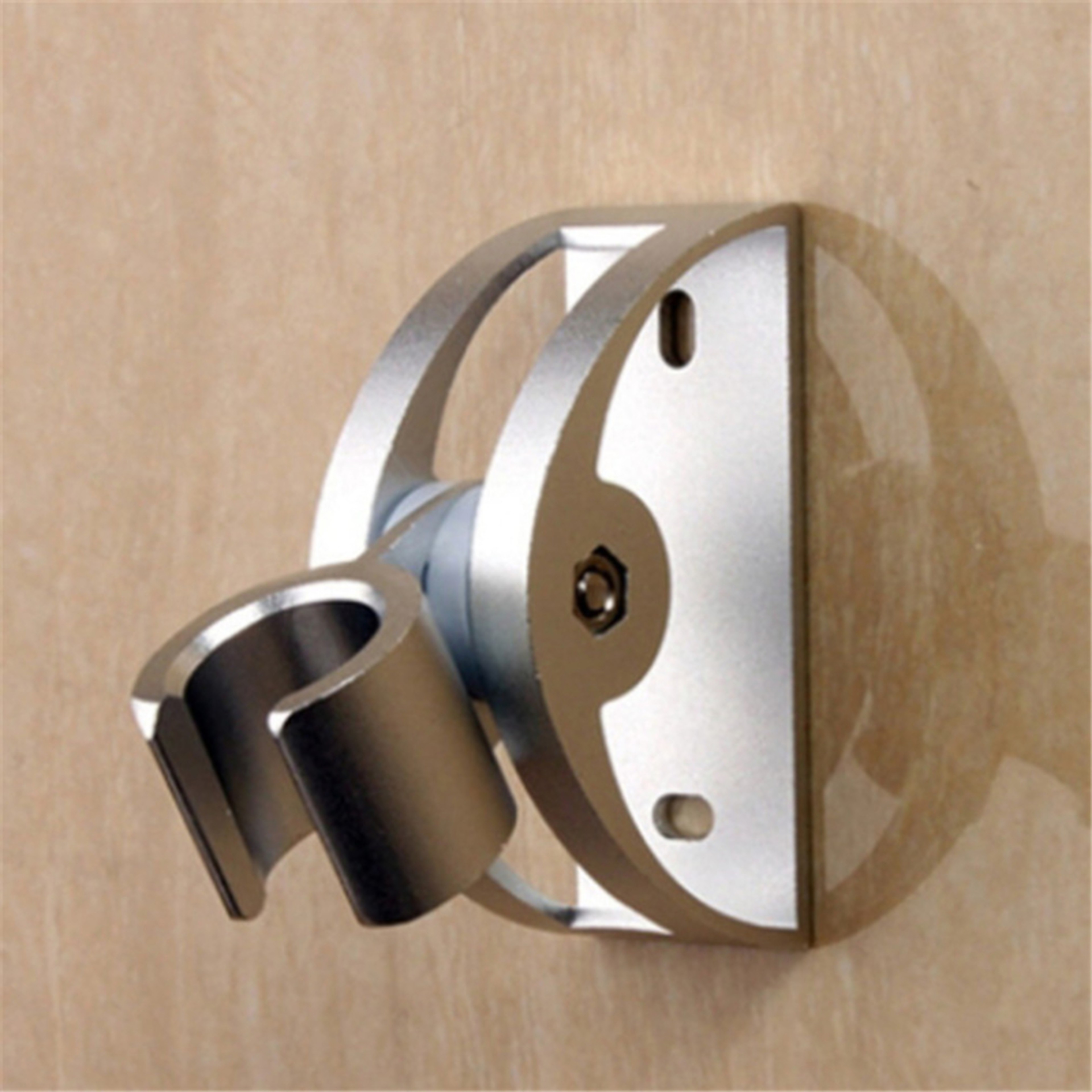 Adjustable Shower Head Holder Wall Mounted Bracket No Drill Universal Bathroom Shower Accessory – view 2