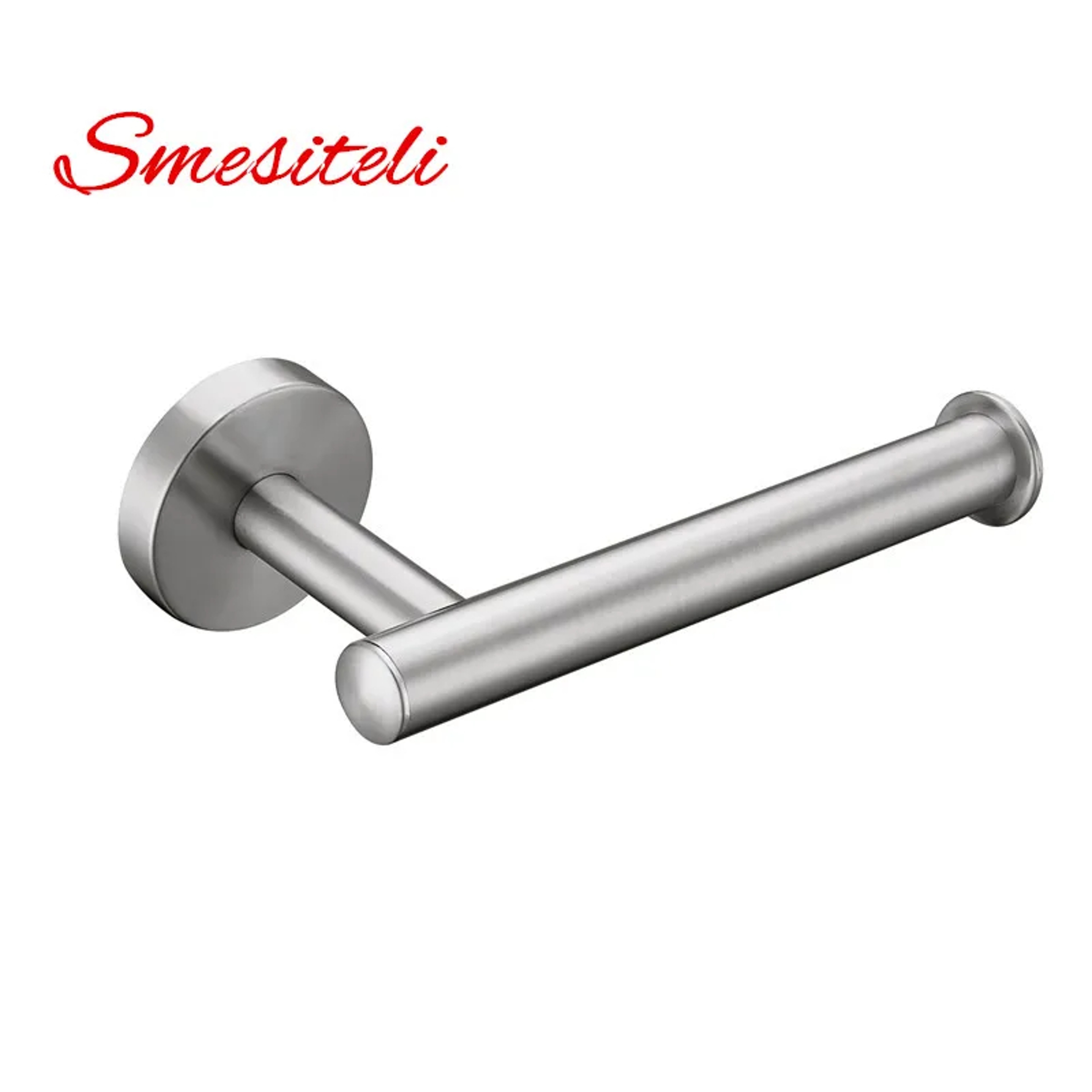 Modern Wall Mounted Toilet Paper Holder Stainless Steel Brushed Bathroom Roll Holder – view 1