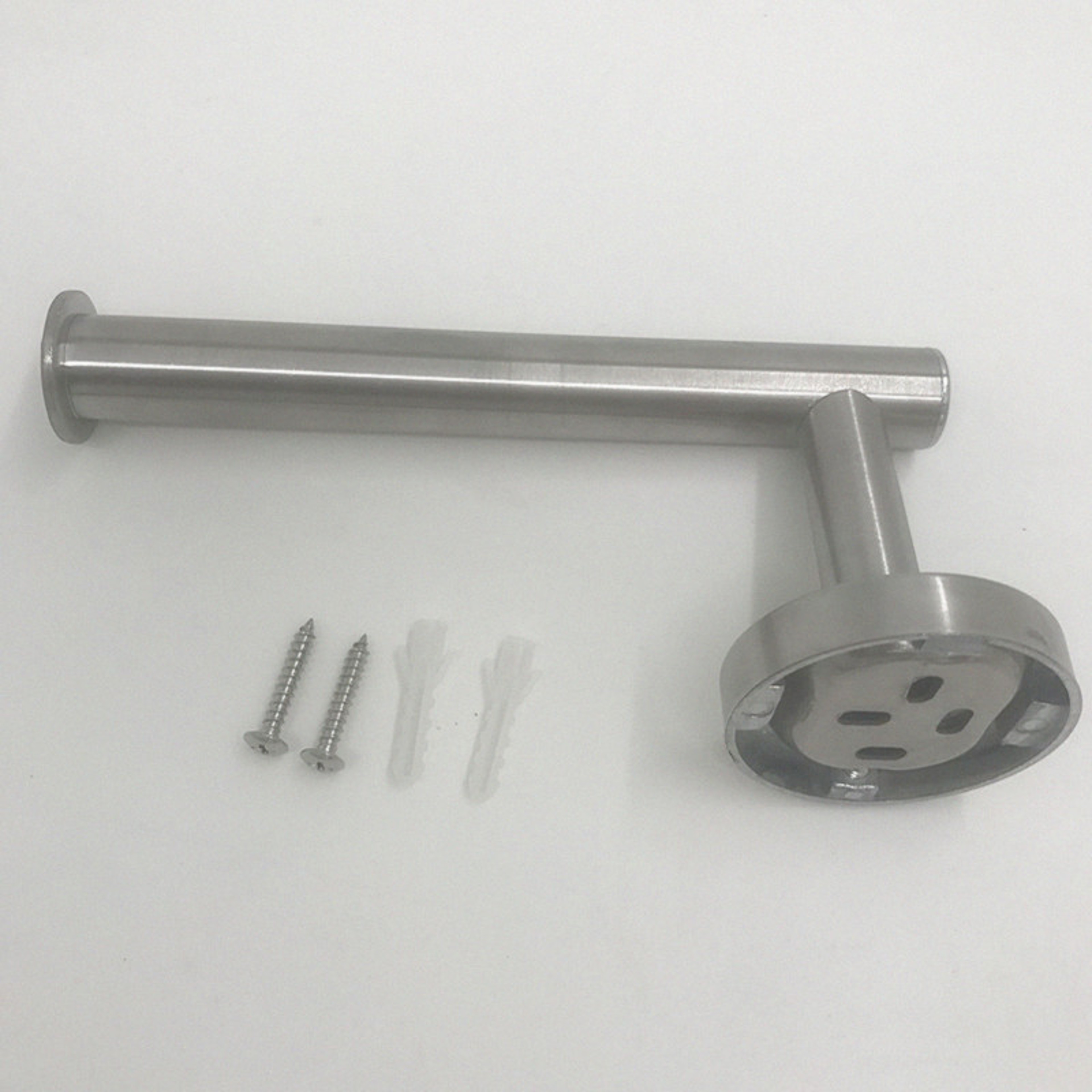 Modern Wall Mounted Toilet Paper Holder Stainless Steel Brushed Bathroom Roll Holder – view 5