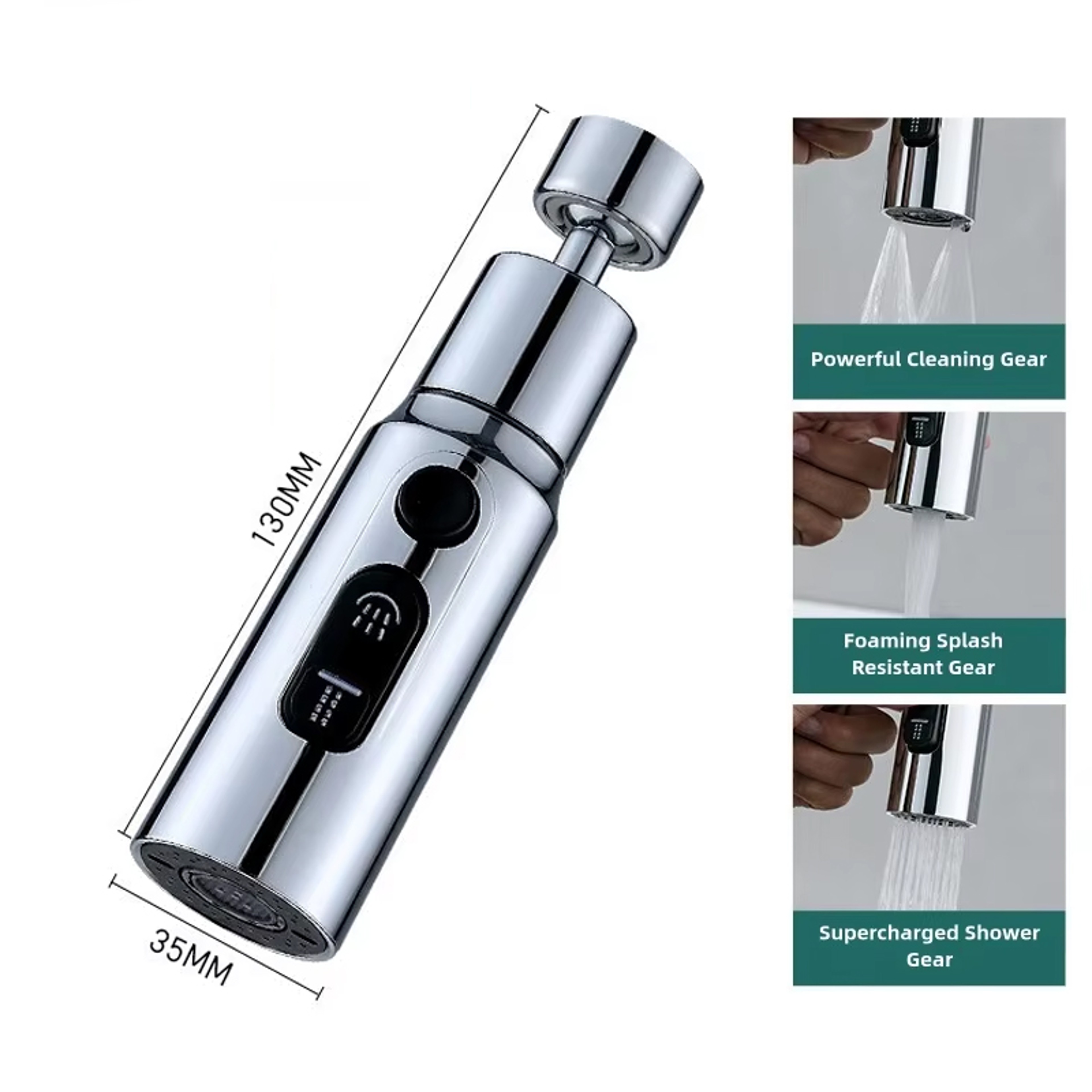 Faucet Extender Anti-Splash Aerator for Kitchen Sink – view 6