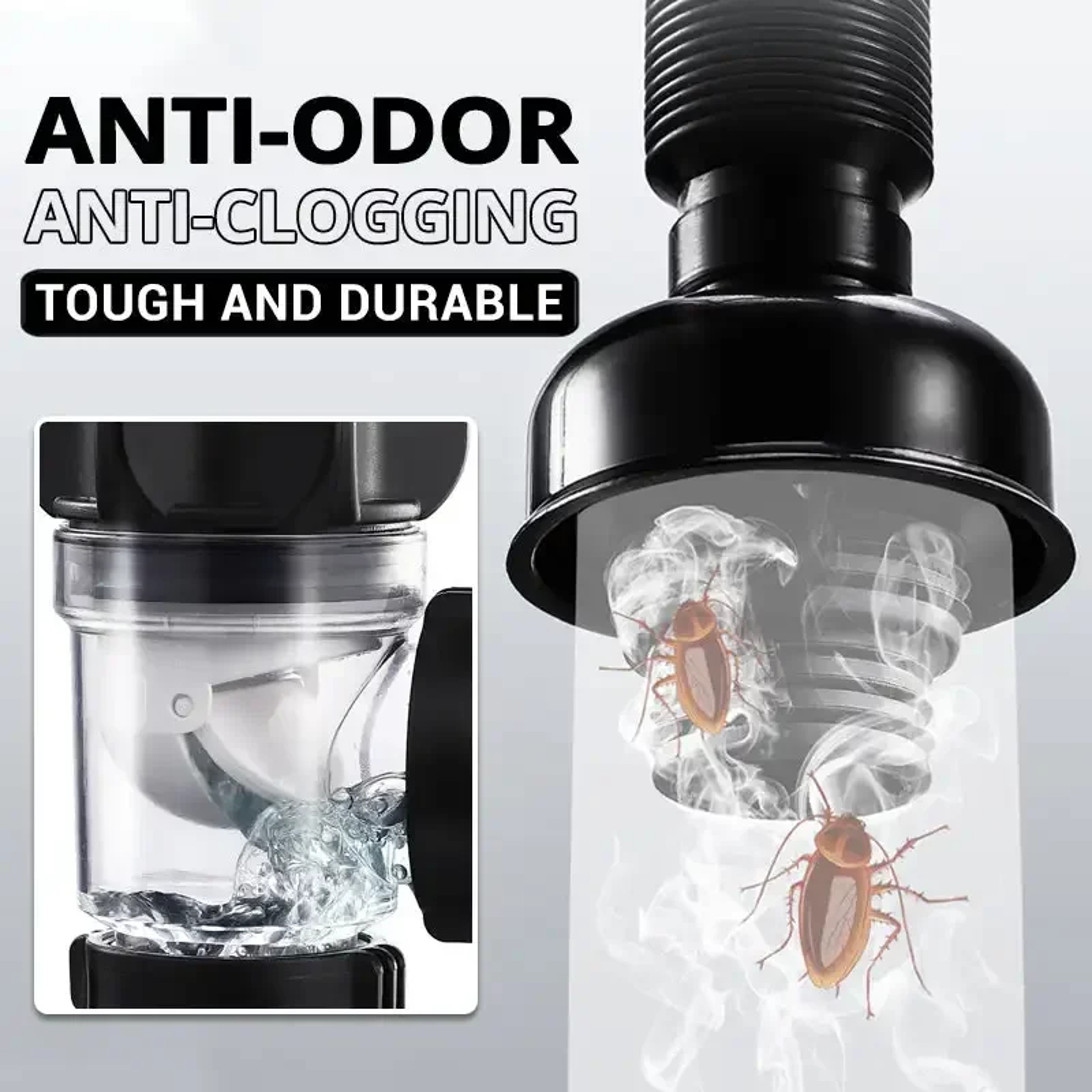 Flexible Deodorant Sink Drain Hose Kit for Kitchen and Bathroom Plumbing – view 4