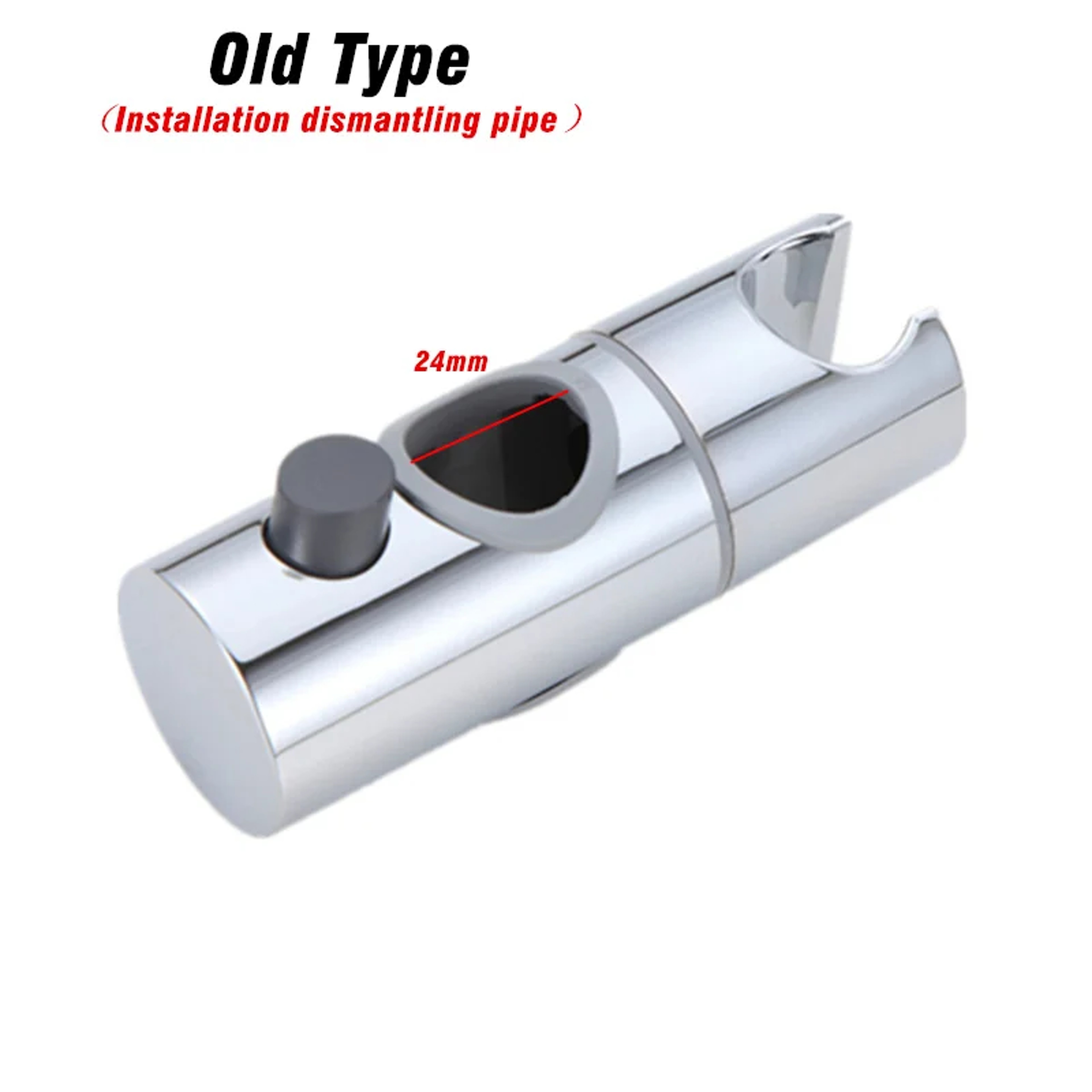 Adjustable Shower Head Holder With Degree Rotation Universal Shower Rail Slider Bracket 6