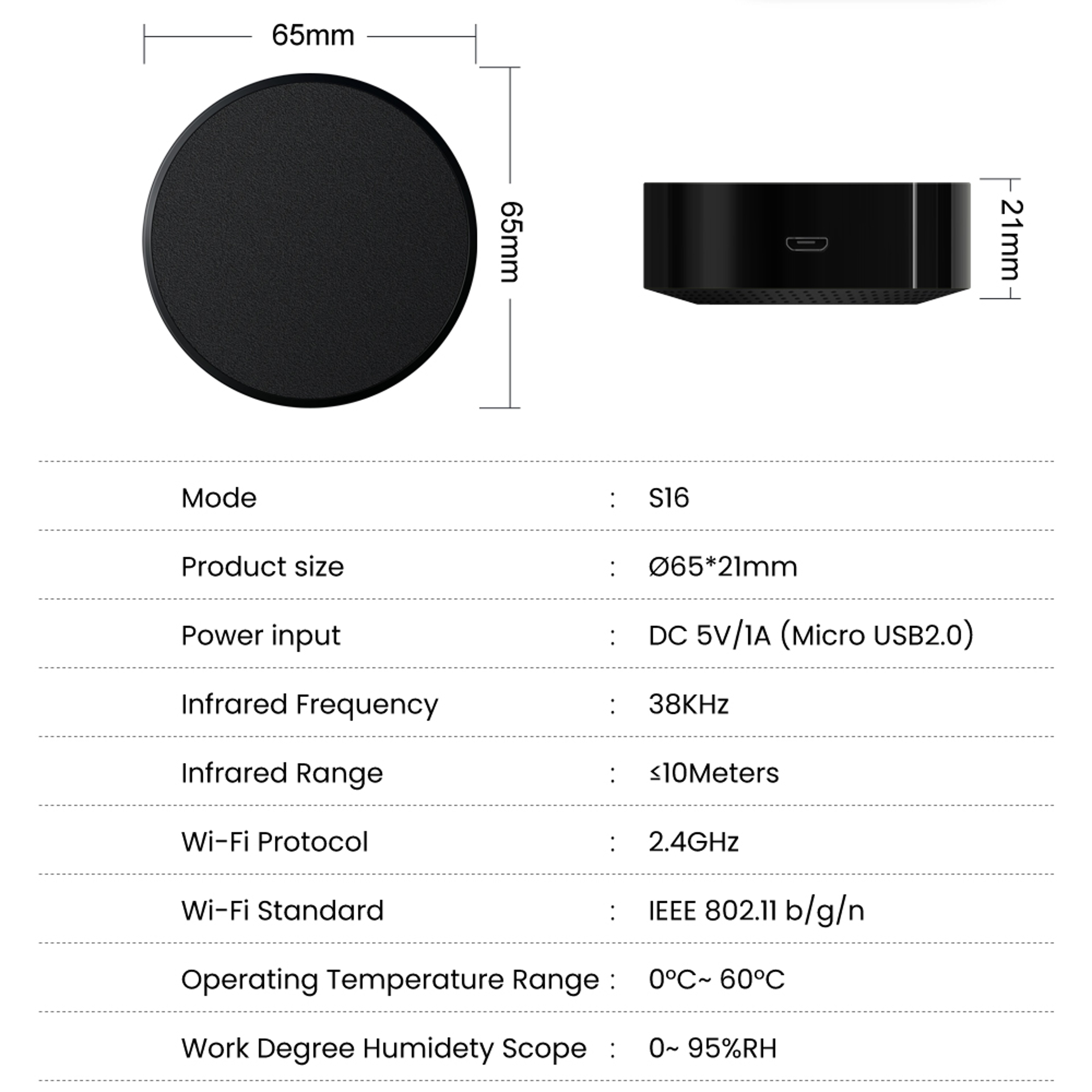 AVATTO Smart IR Remote Hub WiFi Remote Control For AC TV Compatible With Alexa Google Home 5