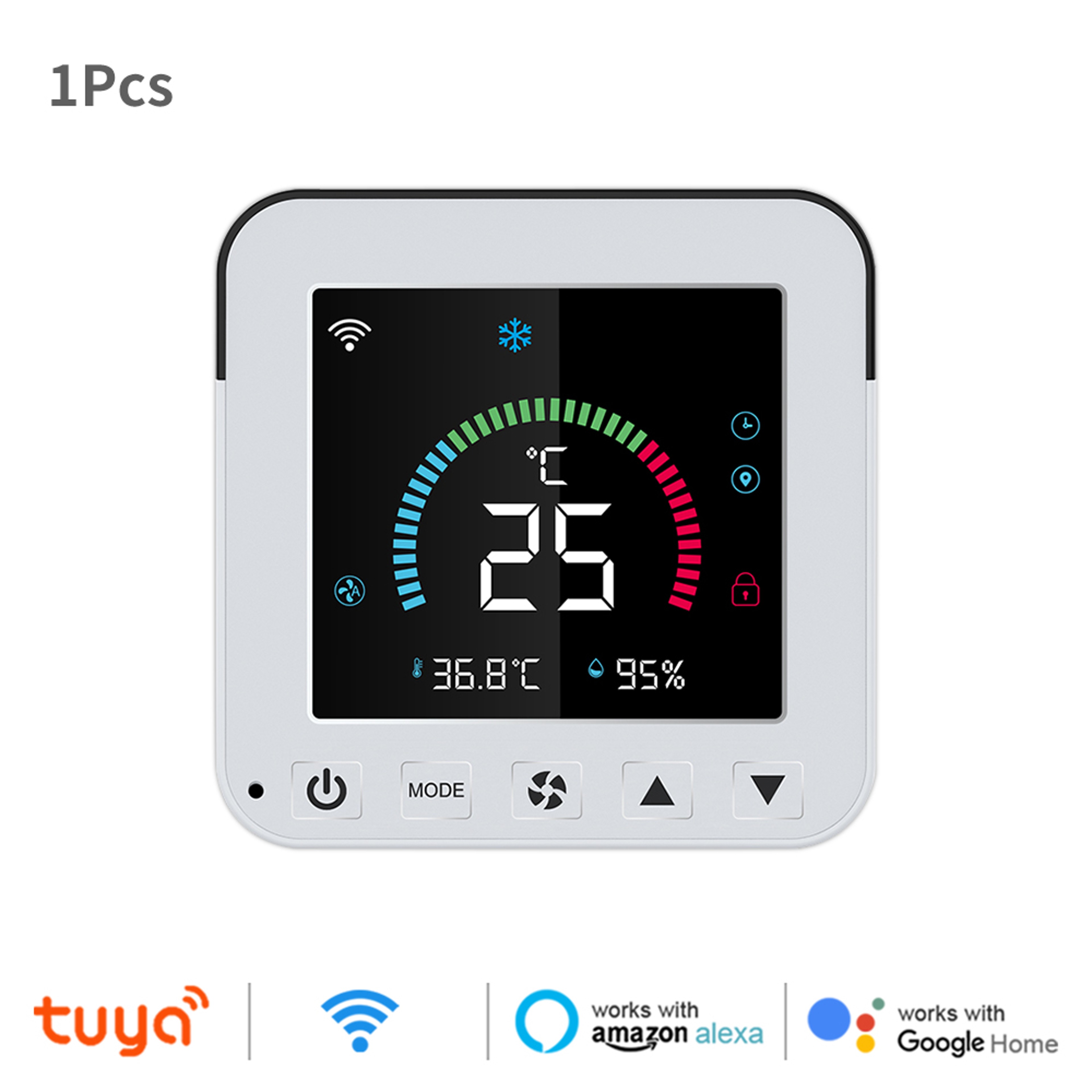 Smart WiFi Thermostat IR Remote Controller For AC With Temperature Humidity Monitor  Voice Control 6