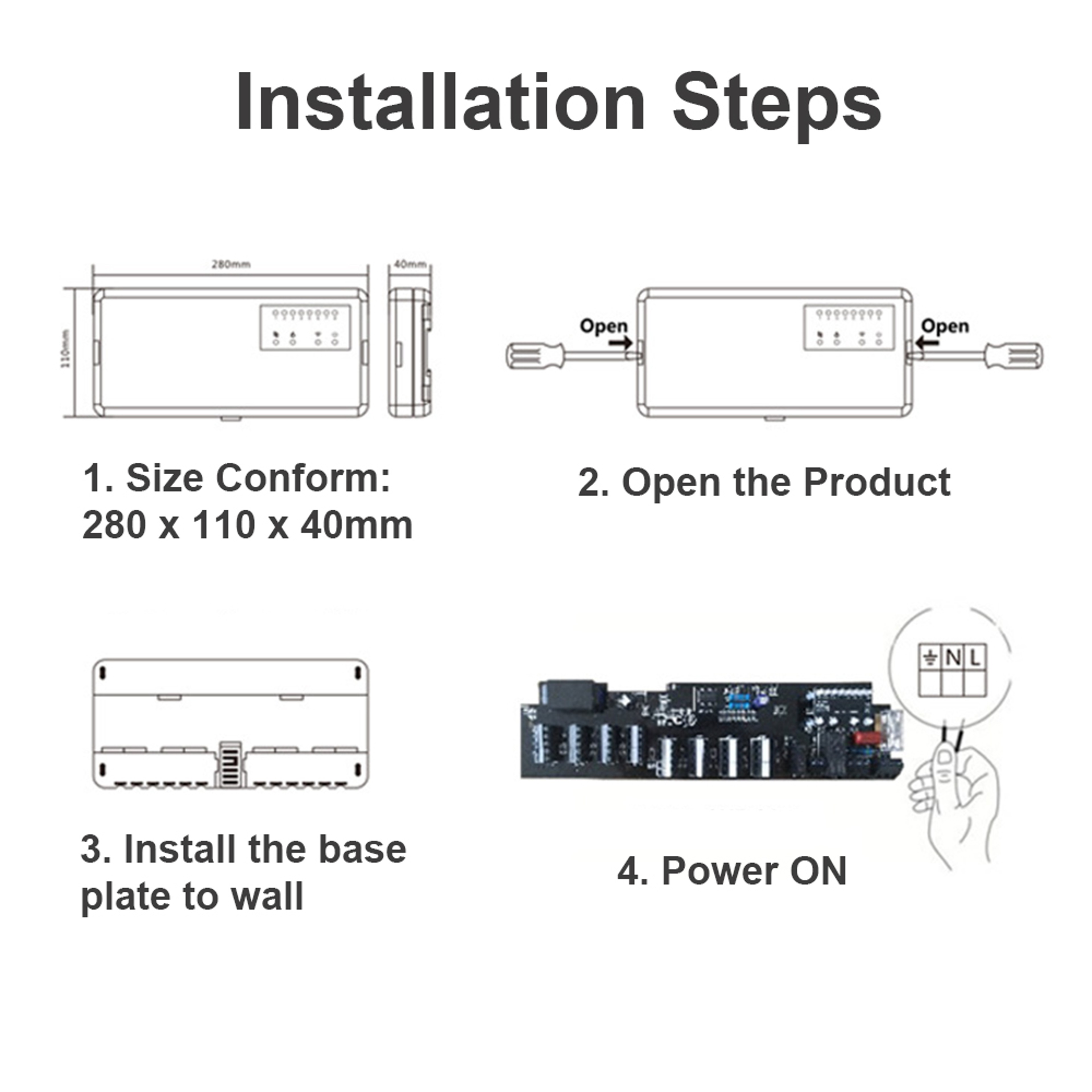 Channel Smart Valve Control Hub for underfloor heating controller & HVAC Systems – view 3