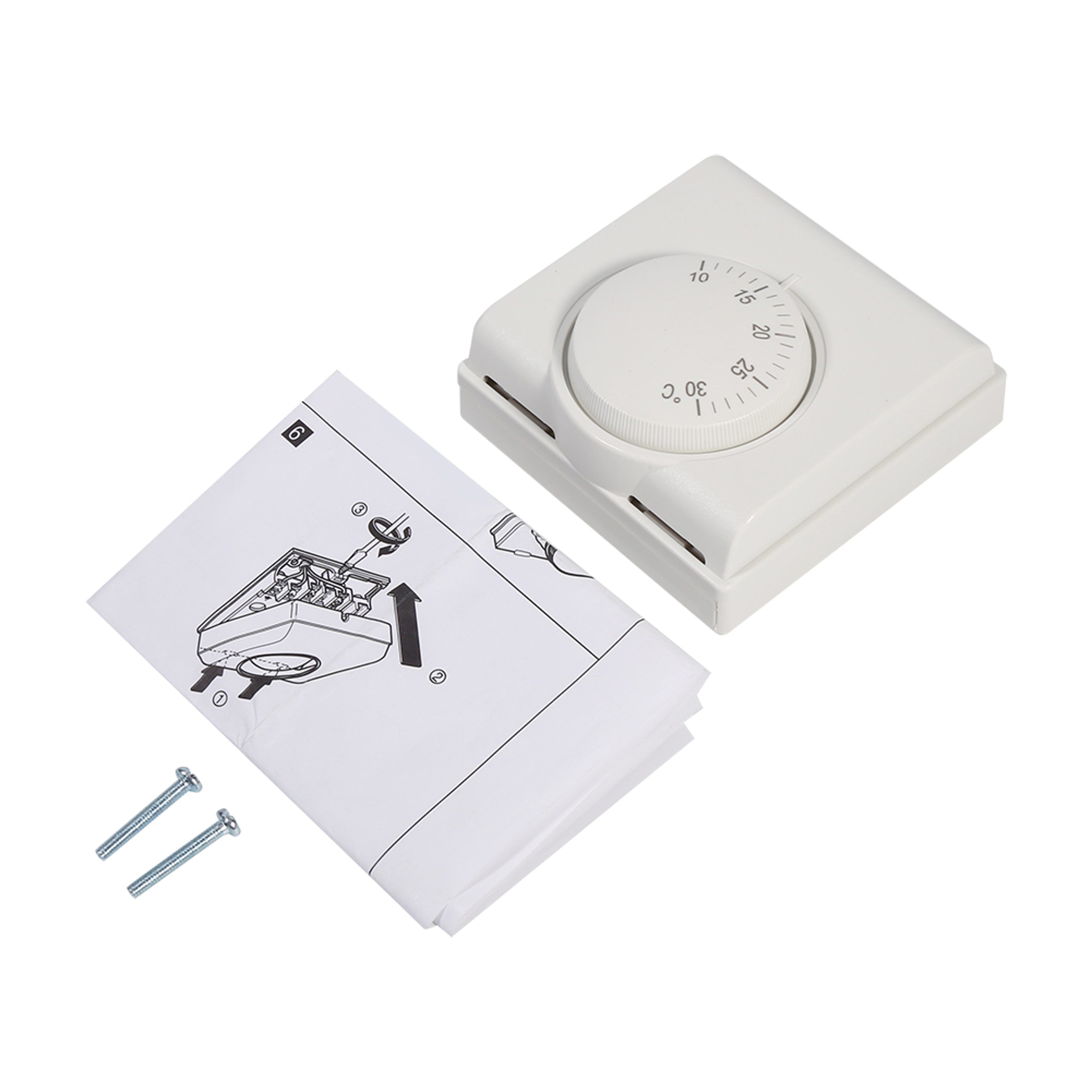 Adjustable Mechanical Thermostat Switch for Central AC Room Temperature Control – view 7