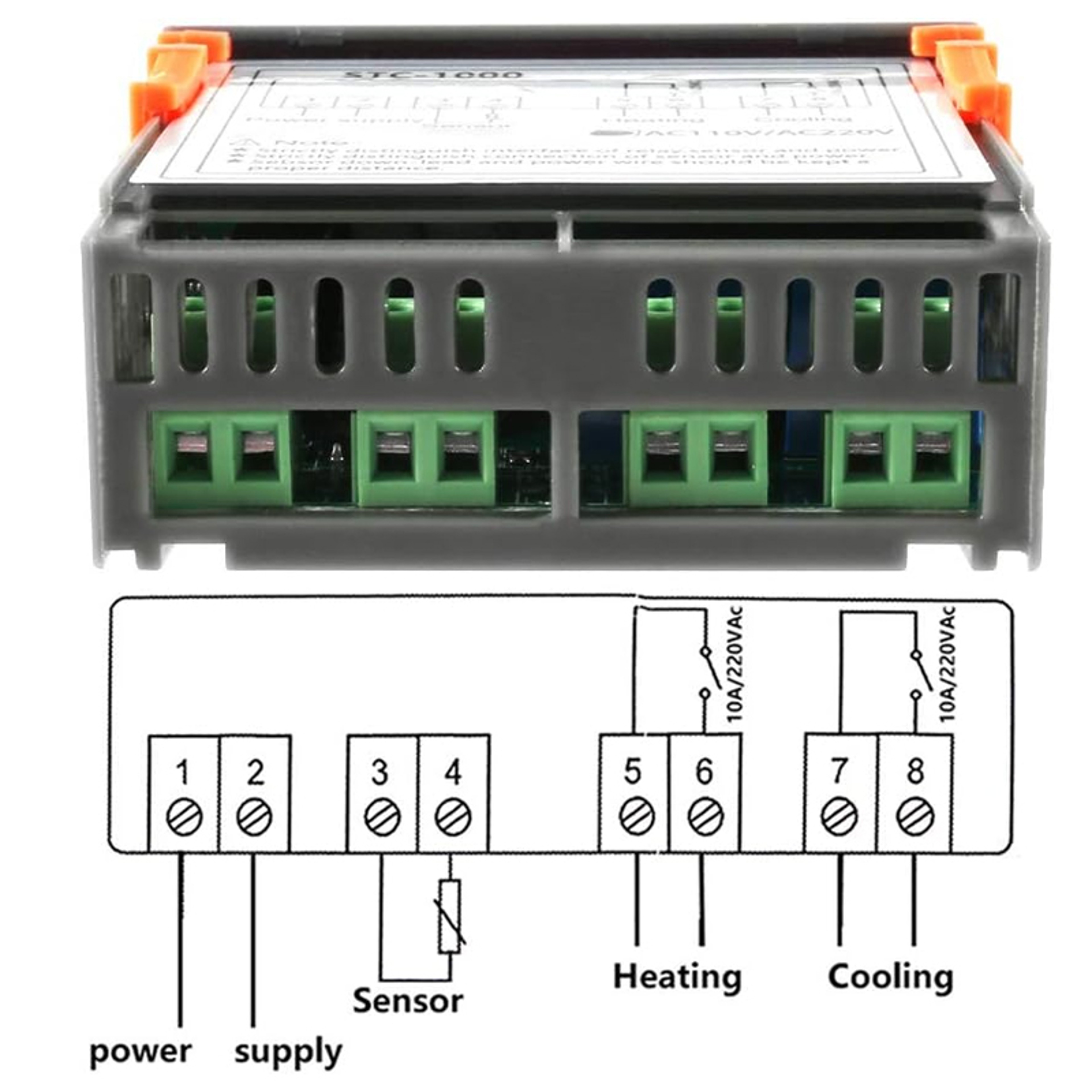 Digital Temperature Controller For Heating  Cooling Precision Control 2