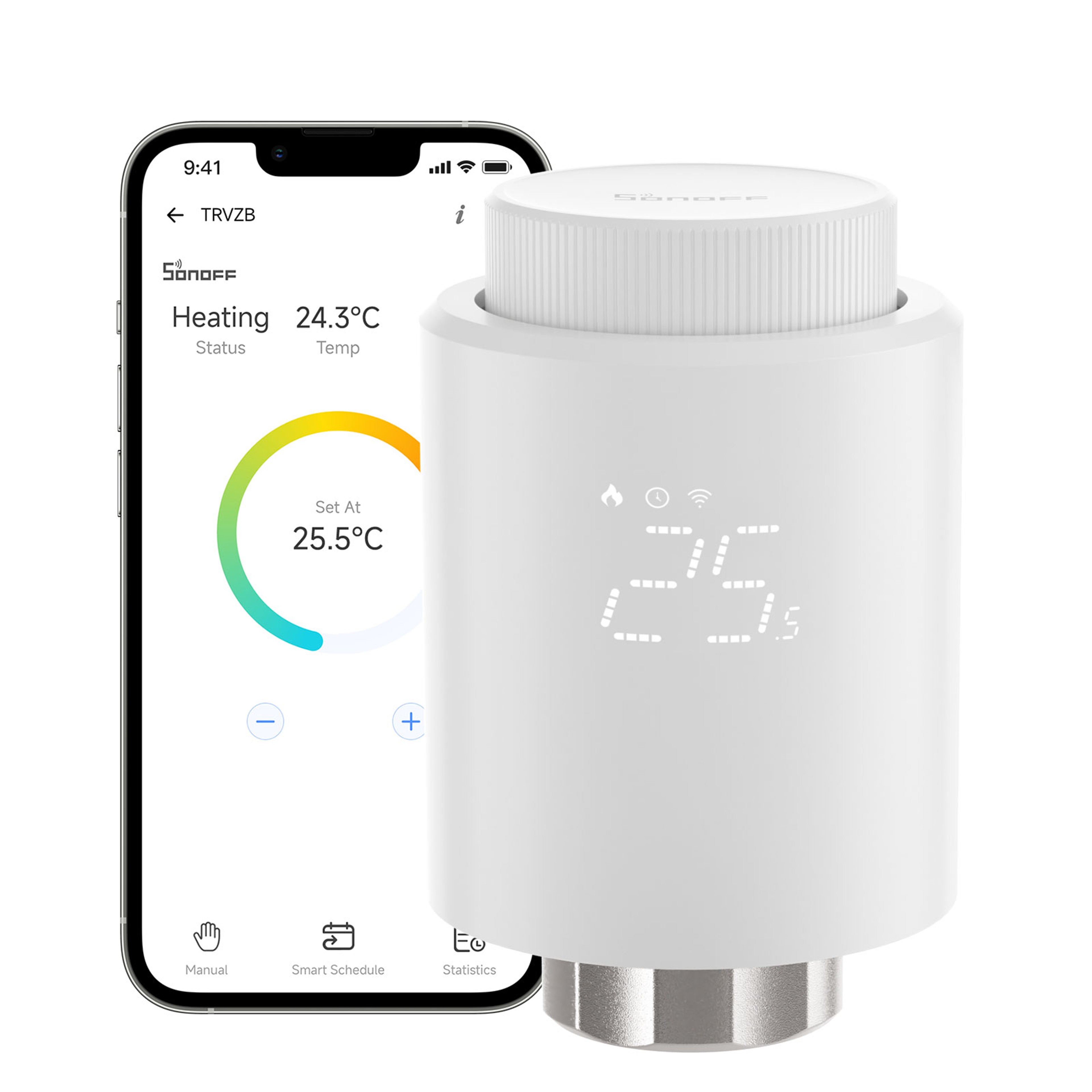 Smart Radiator Valve Zigbee Thermostatic Controller For Energy Efficient Home Heating 5