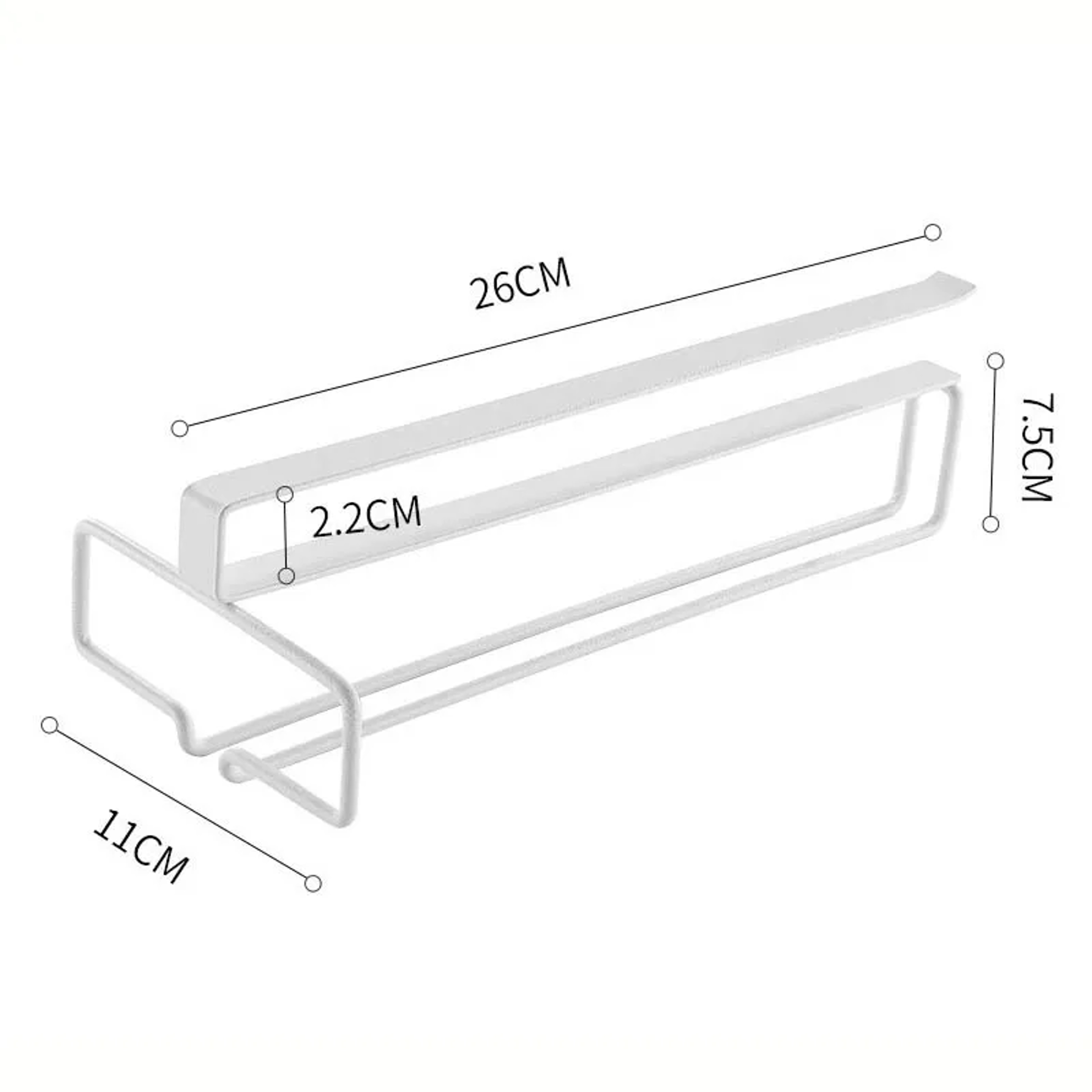 Under Cabinet Wine Glass Holder No Drill Stemware Rack Kitchen Organizer 4