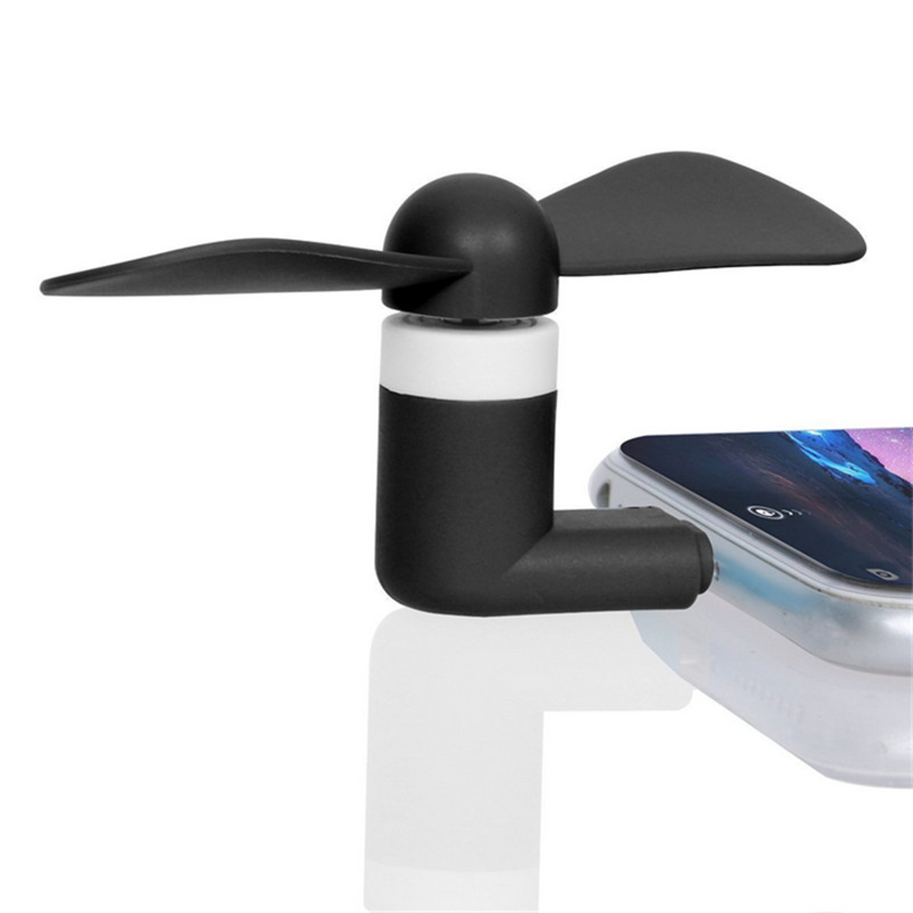 Portable USB C Mini Fan For Phone Compact Plug In Cooling Fan For Instant Breeze Anywhere 3
