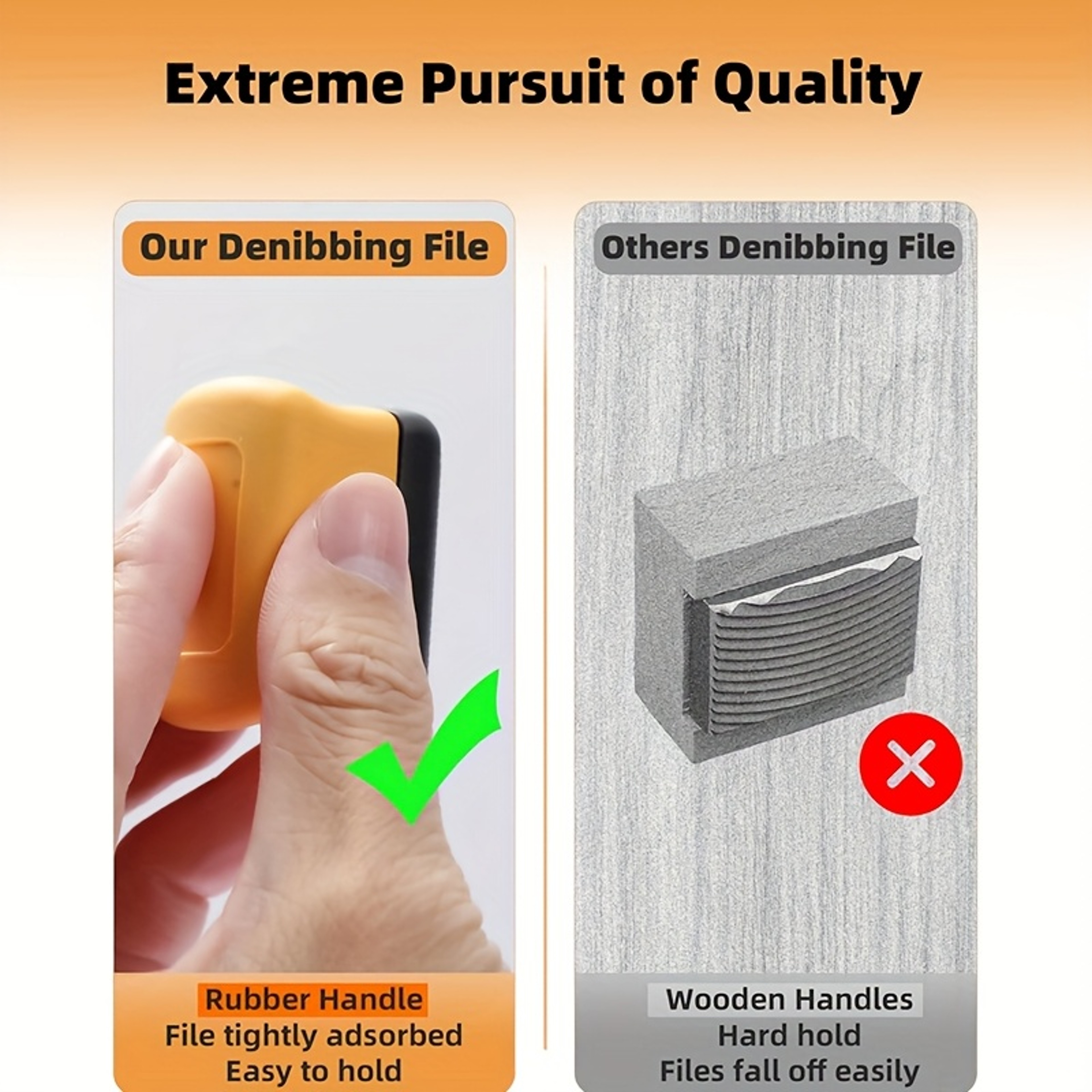 Professional Denibbing File Paint Nib Removal Tool for Auto Paint Repair & Surface Perfection – view 5