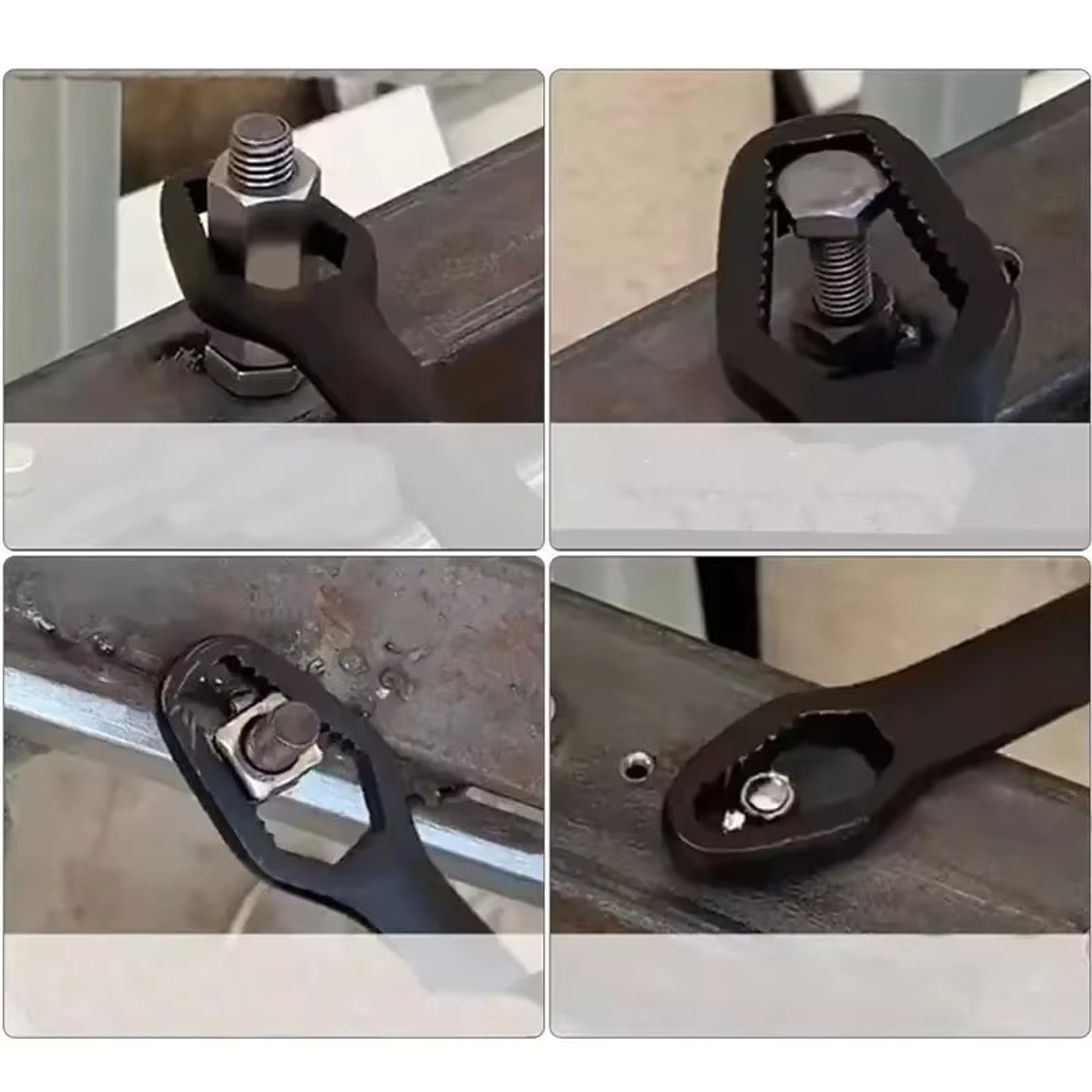 Universal Adjustable Grip Wrench Self Tightening Multi Size Spanner Tool – view 6
