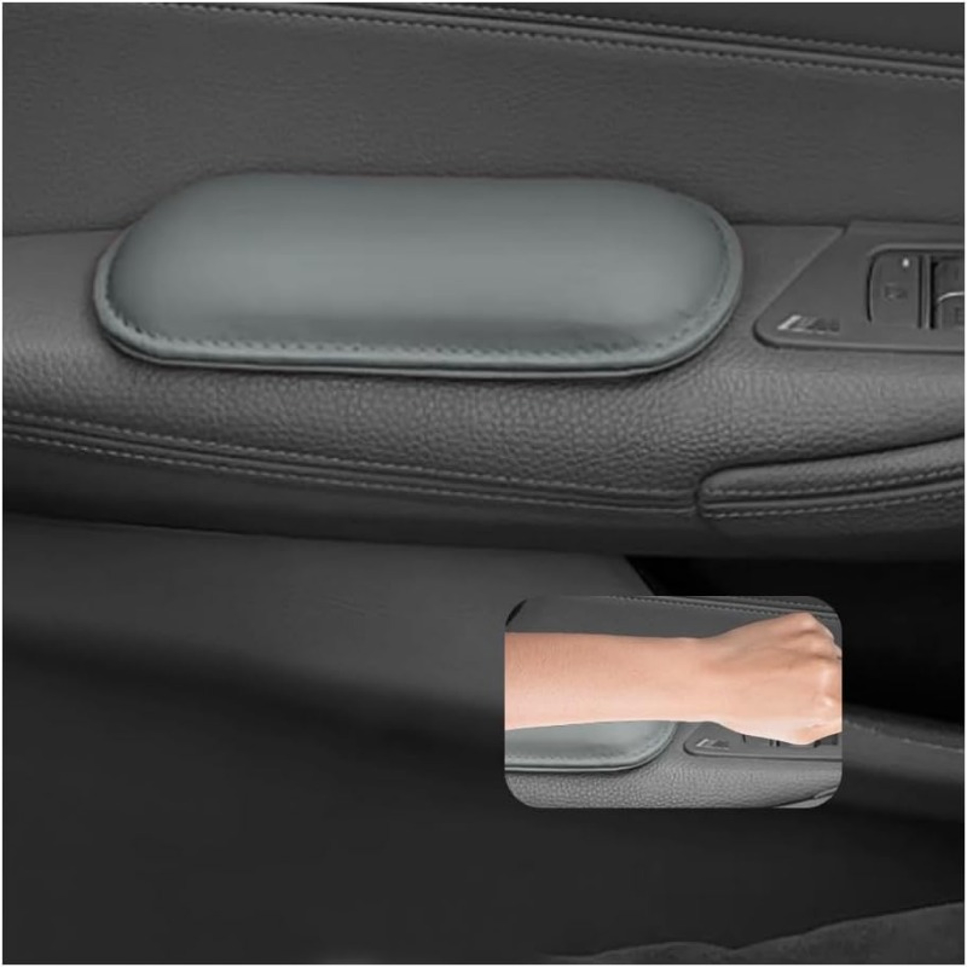 Ergonomic Car Armrest Pads Memory Foam Cushion for Door Comfort Support – view 1