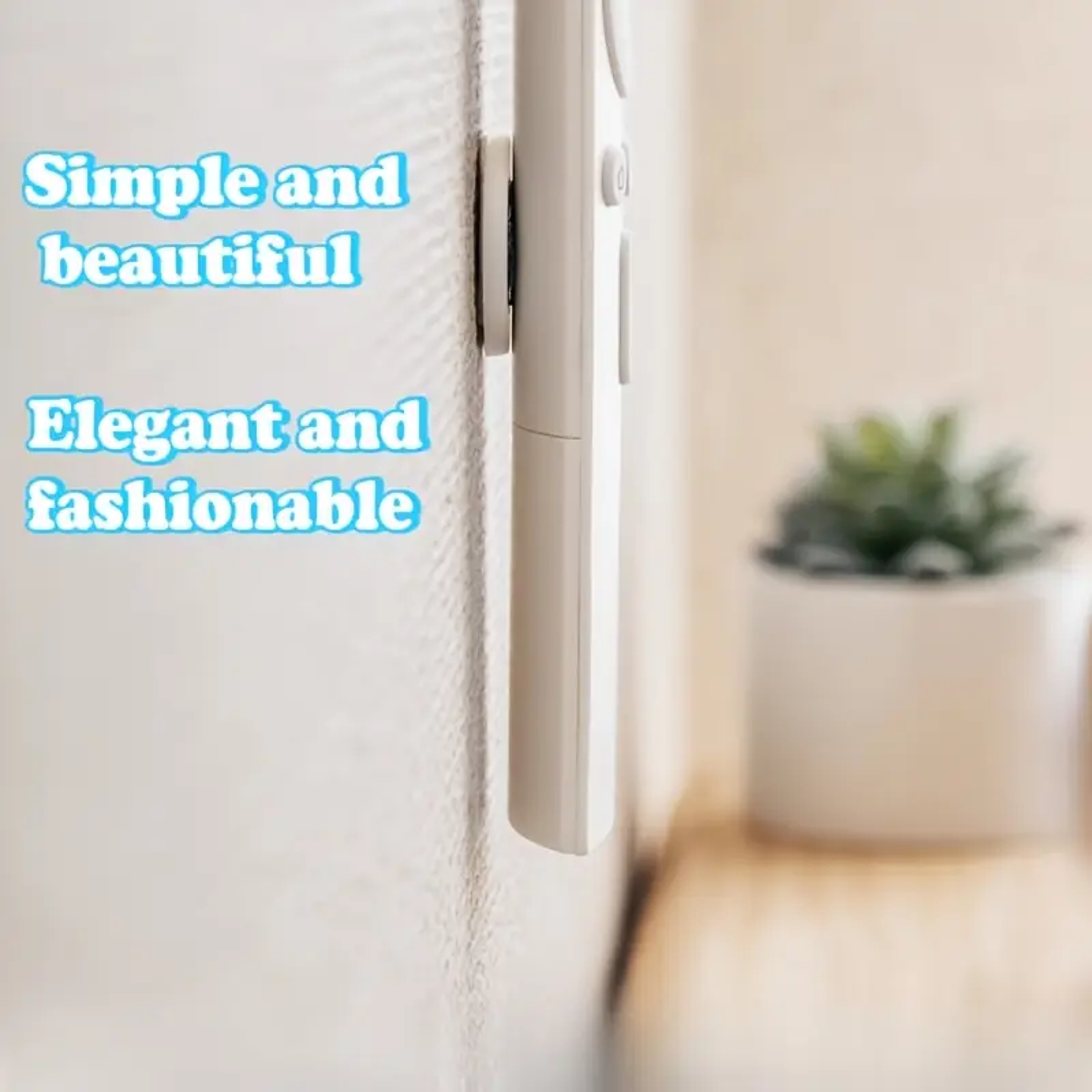 Magnetic Remote Holder Wall Mount Pack No Drill Organizer for TV and AC Remotes – view 3