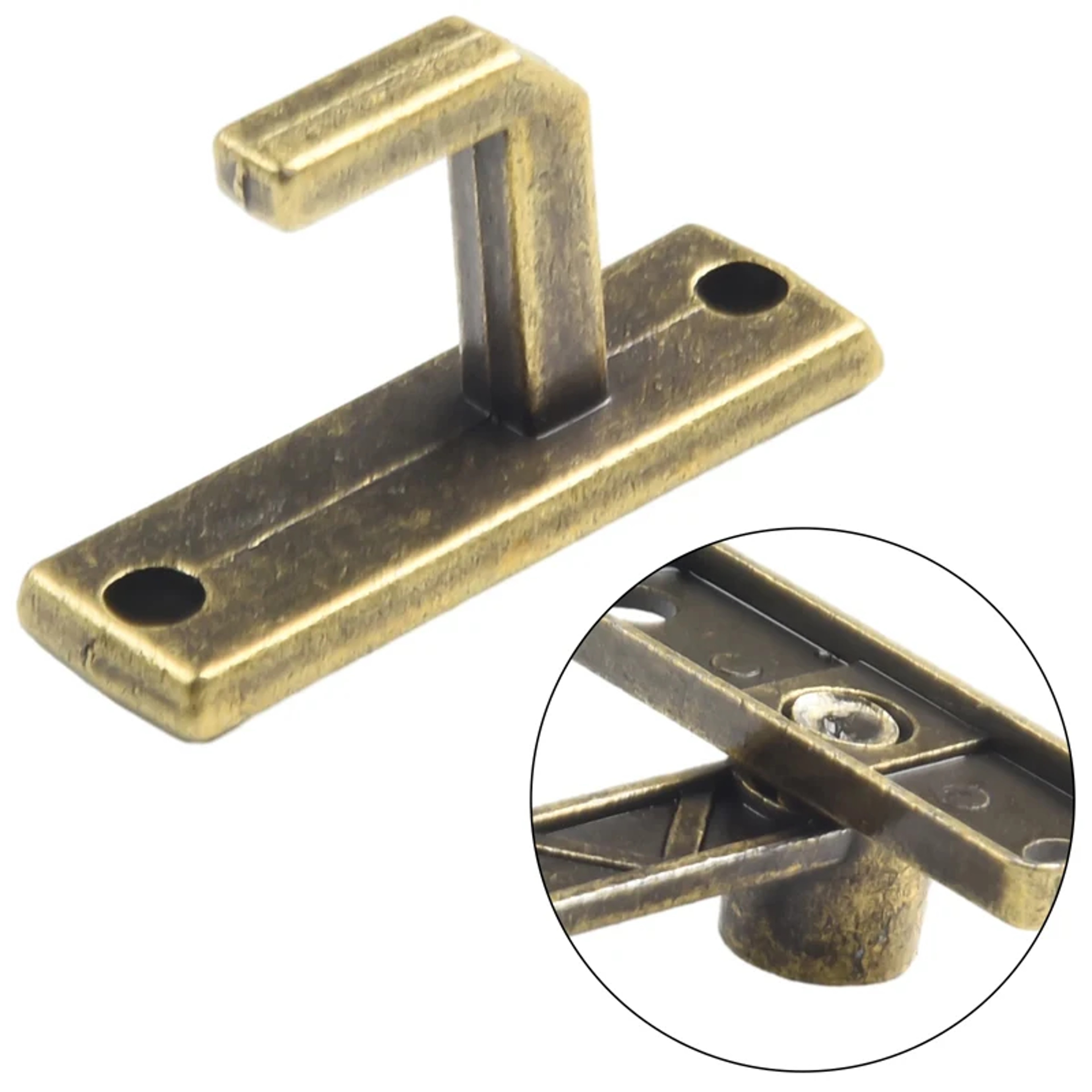 Bronze Sliding Door Lock Handle Secure Window Latch Bolt for Home Safety – view 6