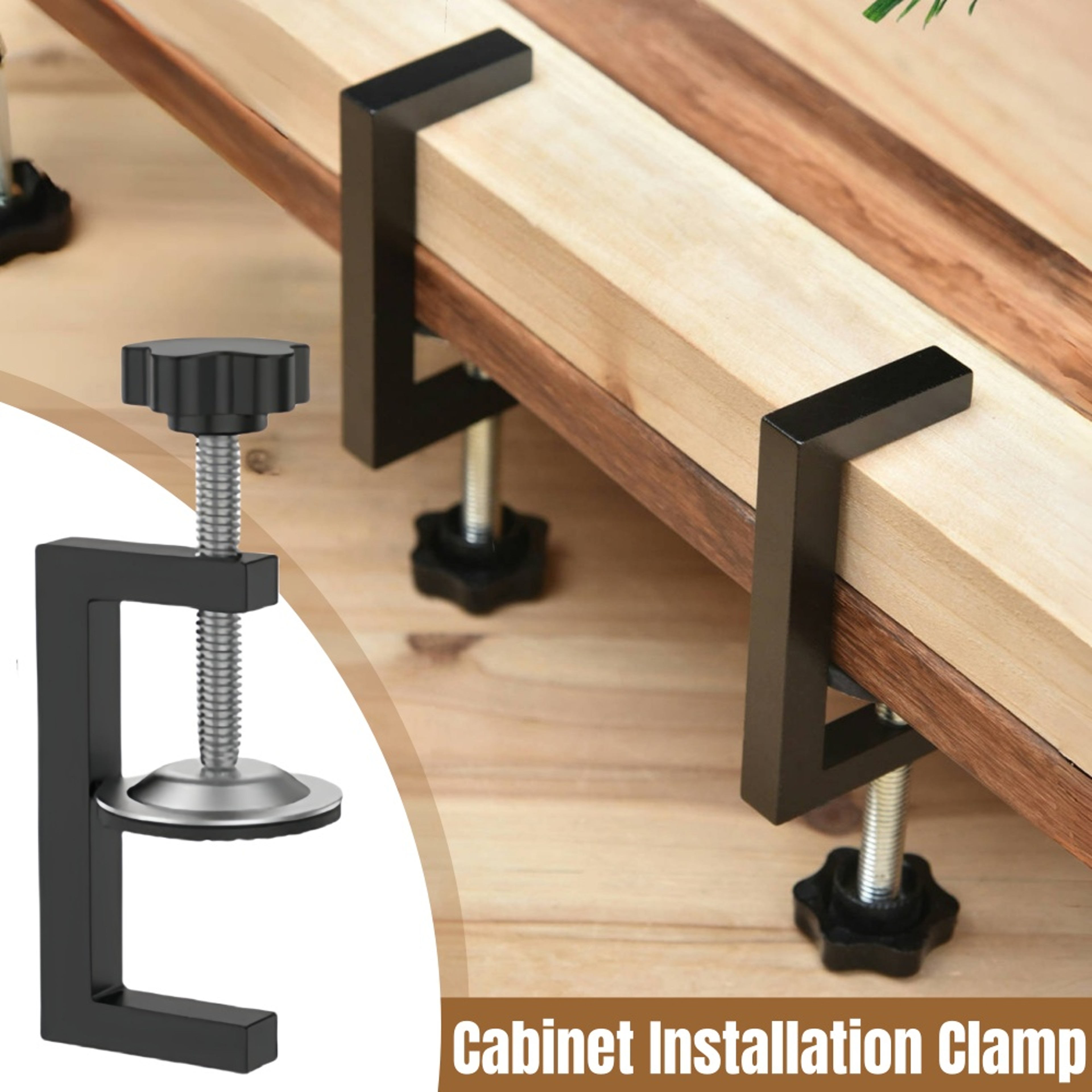 Adjustable Cabinet Installation Clamp G Type Drawer Alignment Tool for Precision Woodworking – view 1