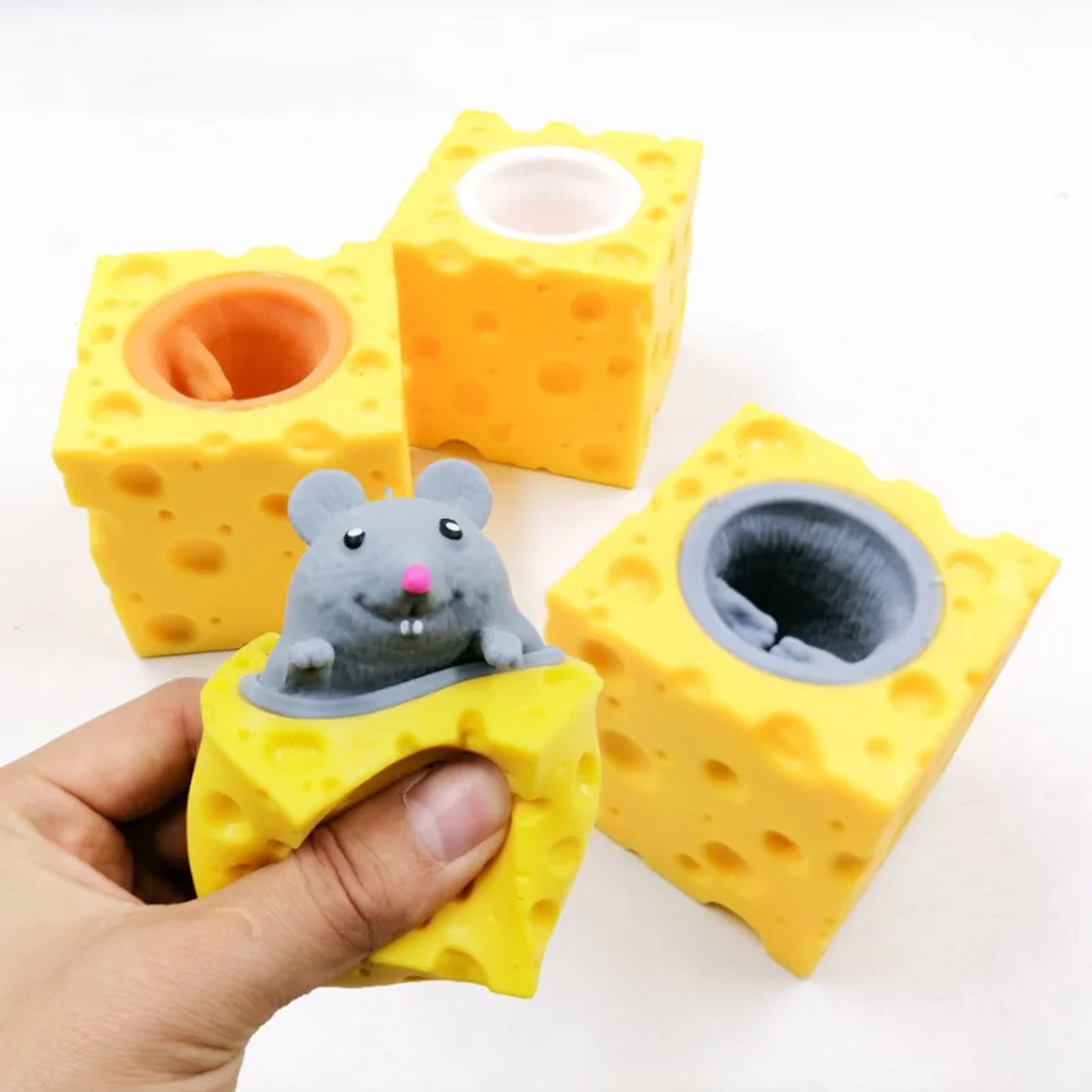 Pop Up Mouse Cheese Stress Relief Toy Fun Fidget Toy for Kids & Adults – view 1