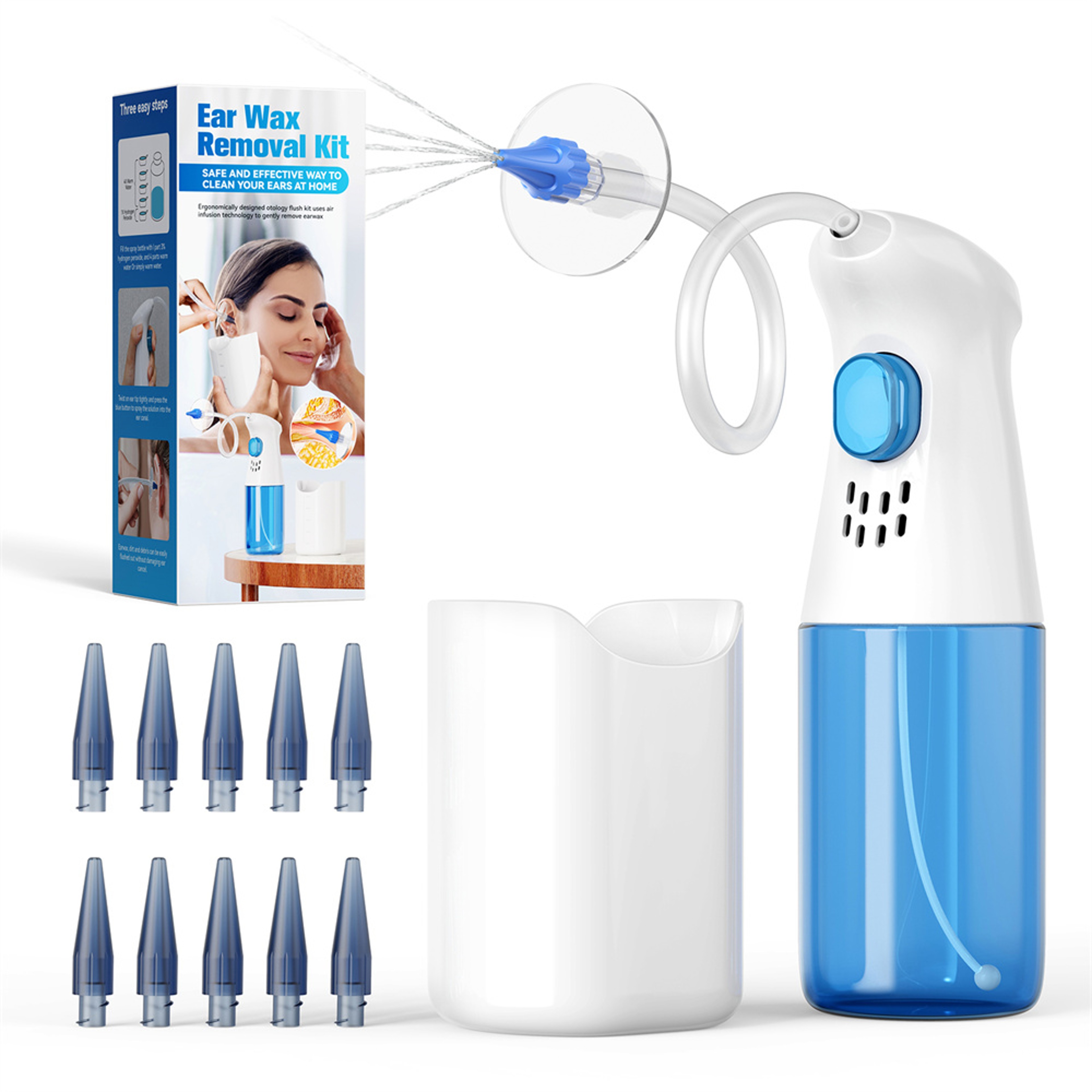 Advanced Ear Irrigation Cleaning Kit for Safe ear wax removal and Gentle ear cleaning kit Use – view 7