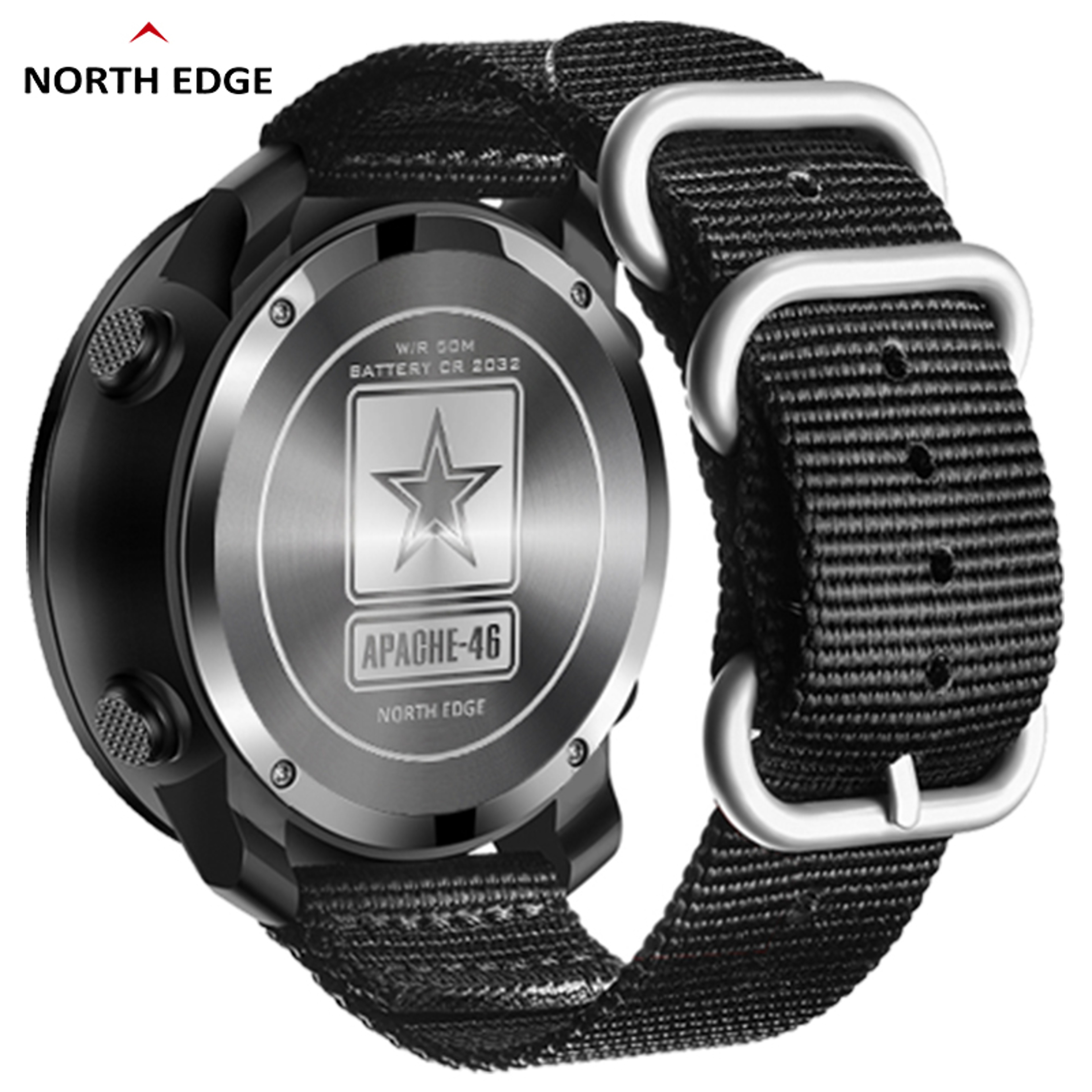 North Edge Apache Outdoor Digital Watch with Altimeter Barometer Compass – view 2