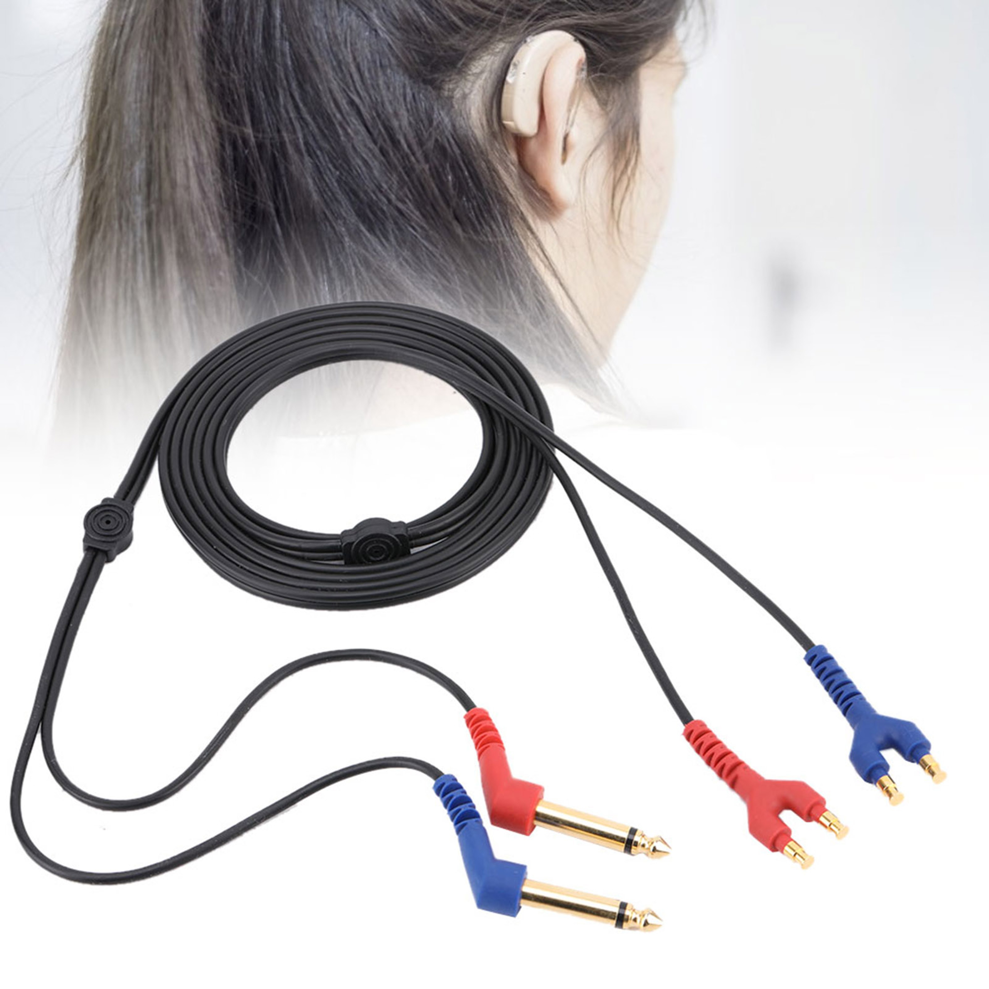 Audiometer Headphone Cable for Air Conduction Hearing Test Systems – view 1