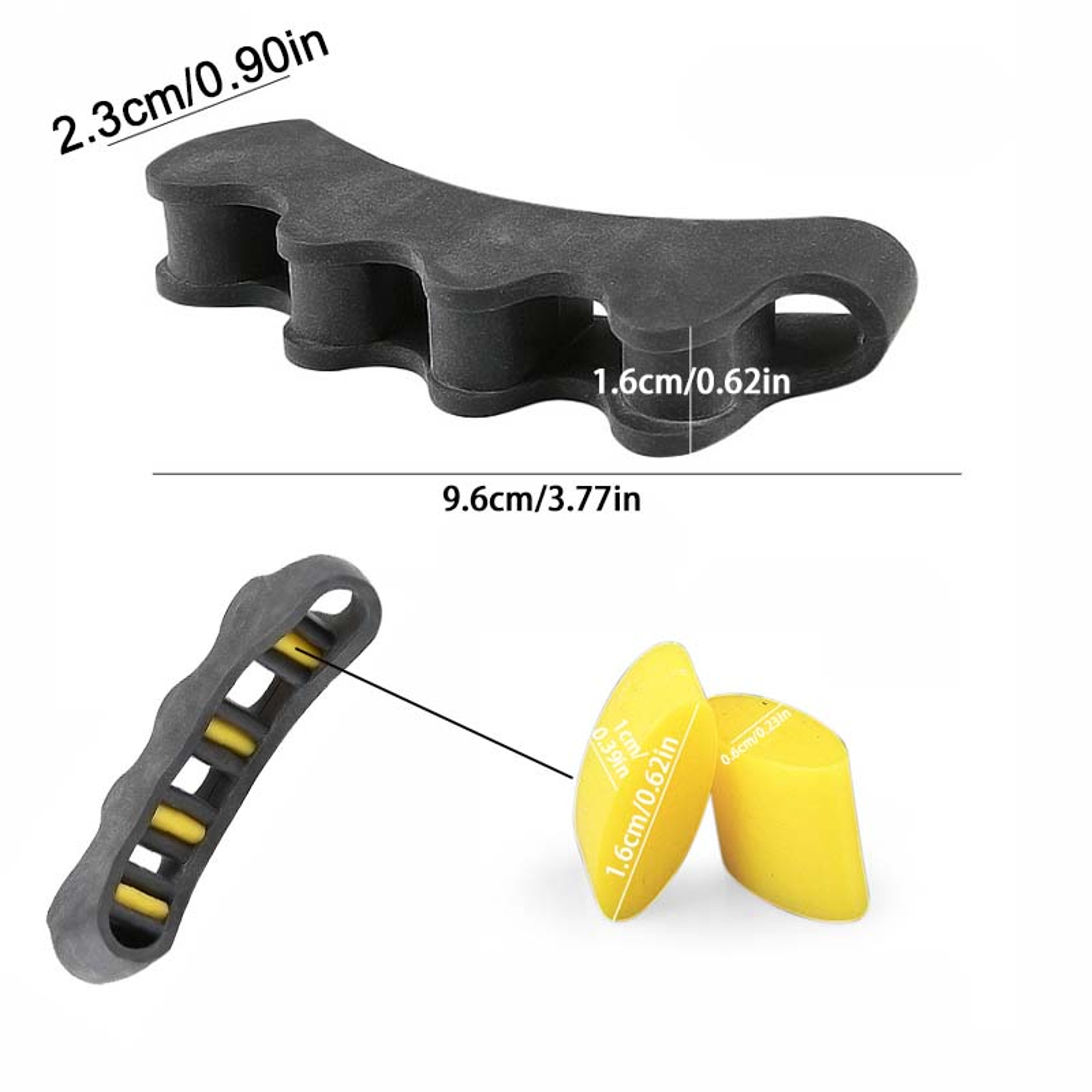 Premium Silicone Toe Separator for Comfortable Toe Alignment & Bunion Relief – view 5