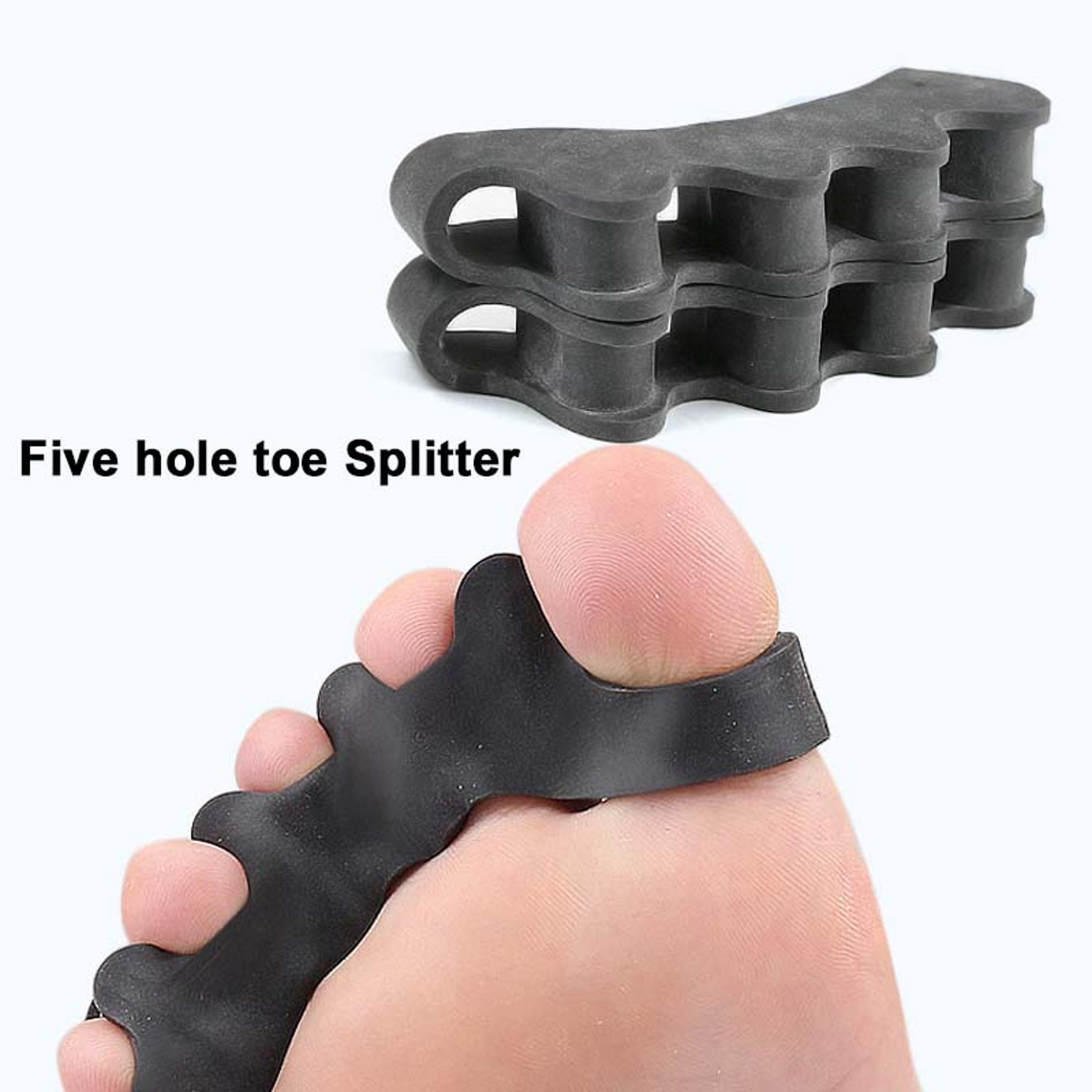 Premium Silicone Toe Separator for Comfortable Toe Alignment & Bunion Relief – view 6