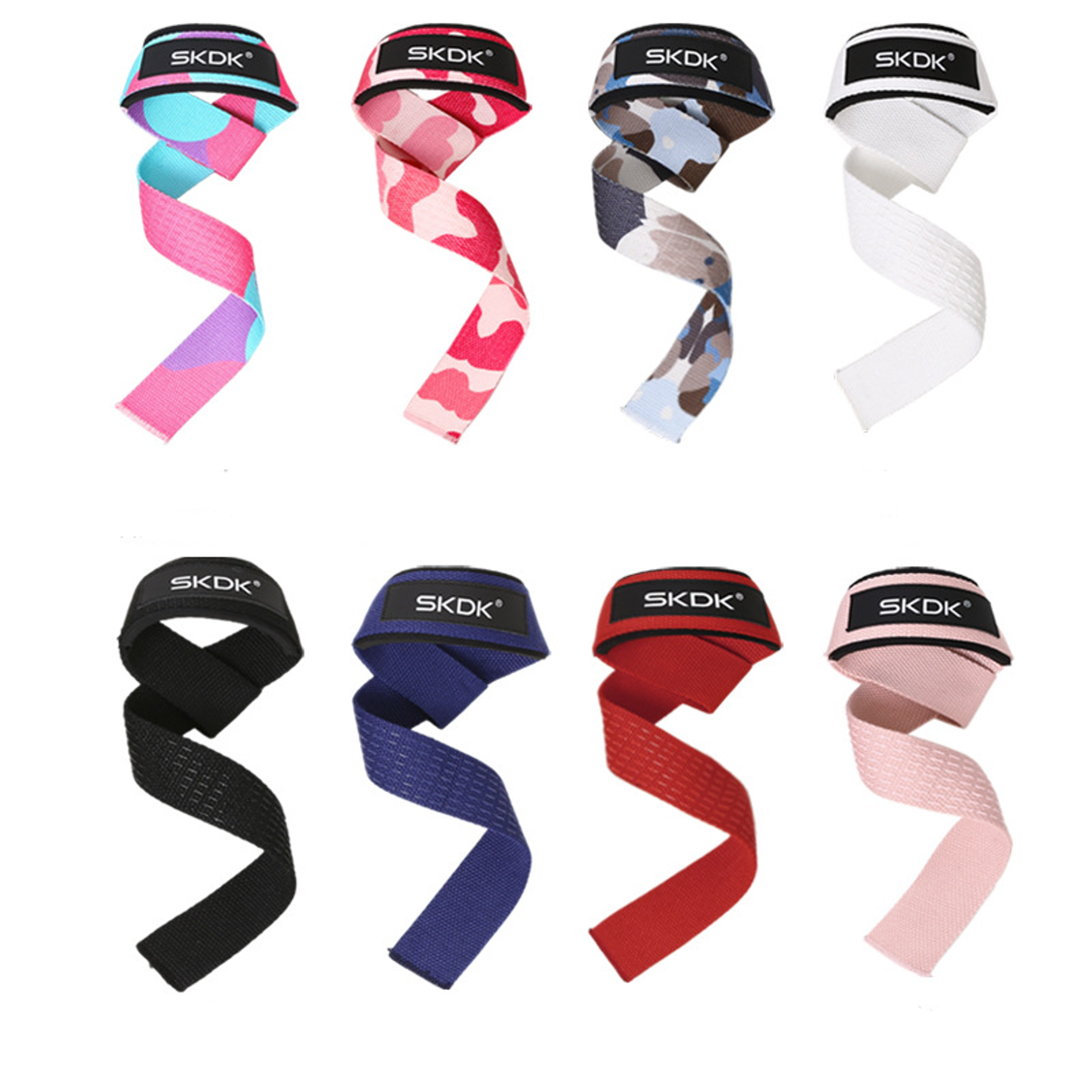 Adjustable Weightlifting Wrist Straps Non Slip Grip Support For Strength Training  Gym Lifting 0