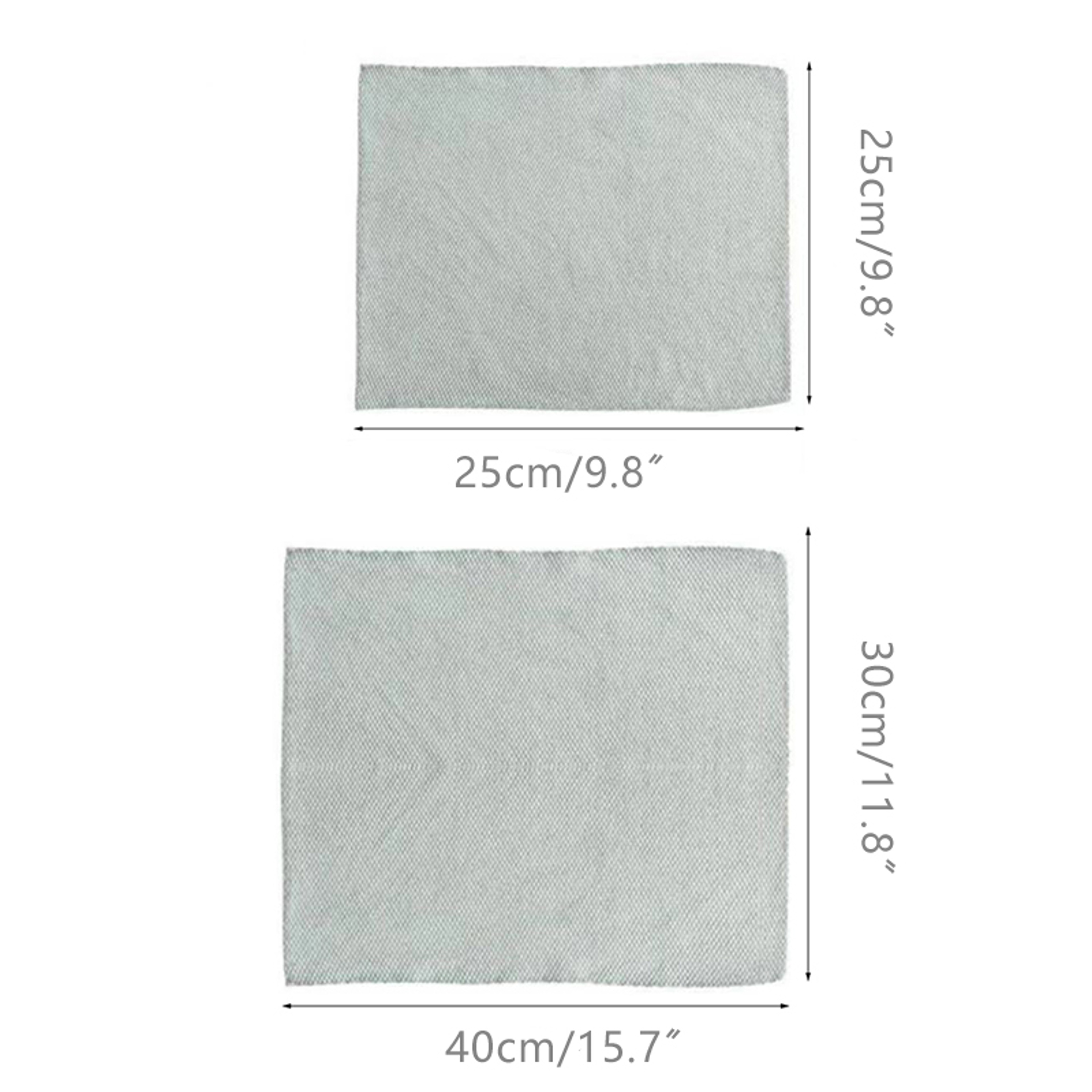 Ultra Absorbent Microfiber Cleaning Cloth Set for Kitchen, Glass & Grease Free Shine – view 6