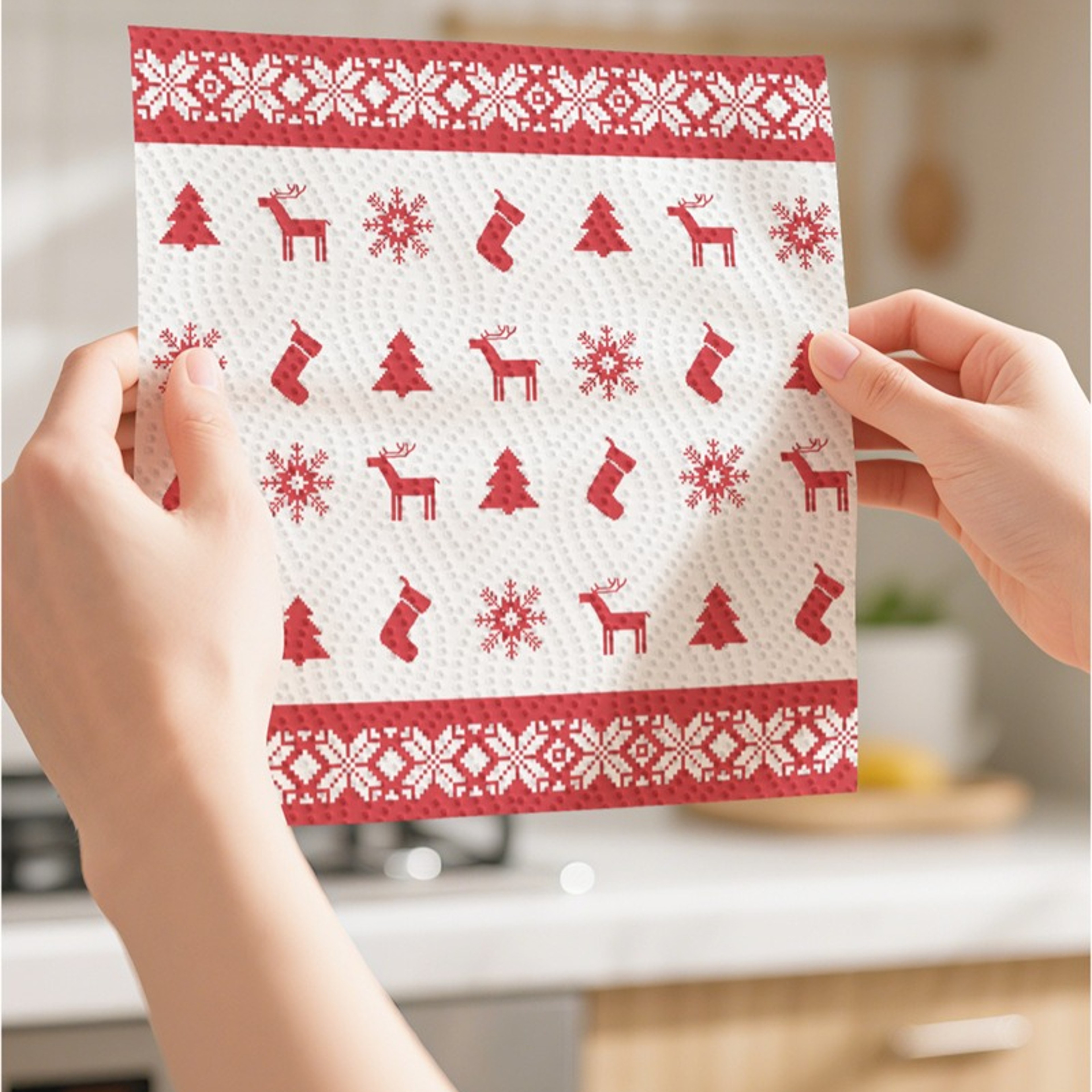 Ultra Absorbent Multi Fold Kitchen Paper Towels for Wet & Dry Cleaning – view 3