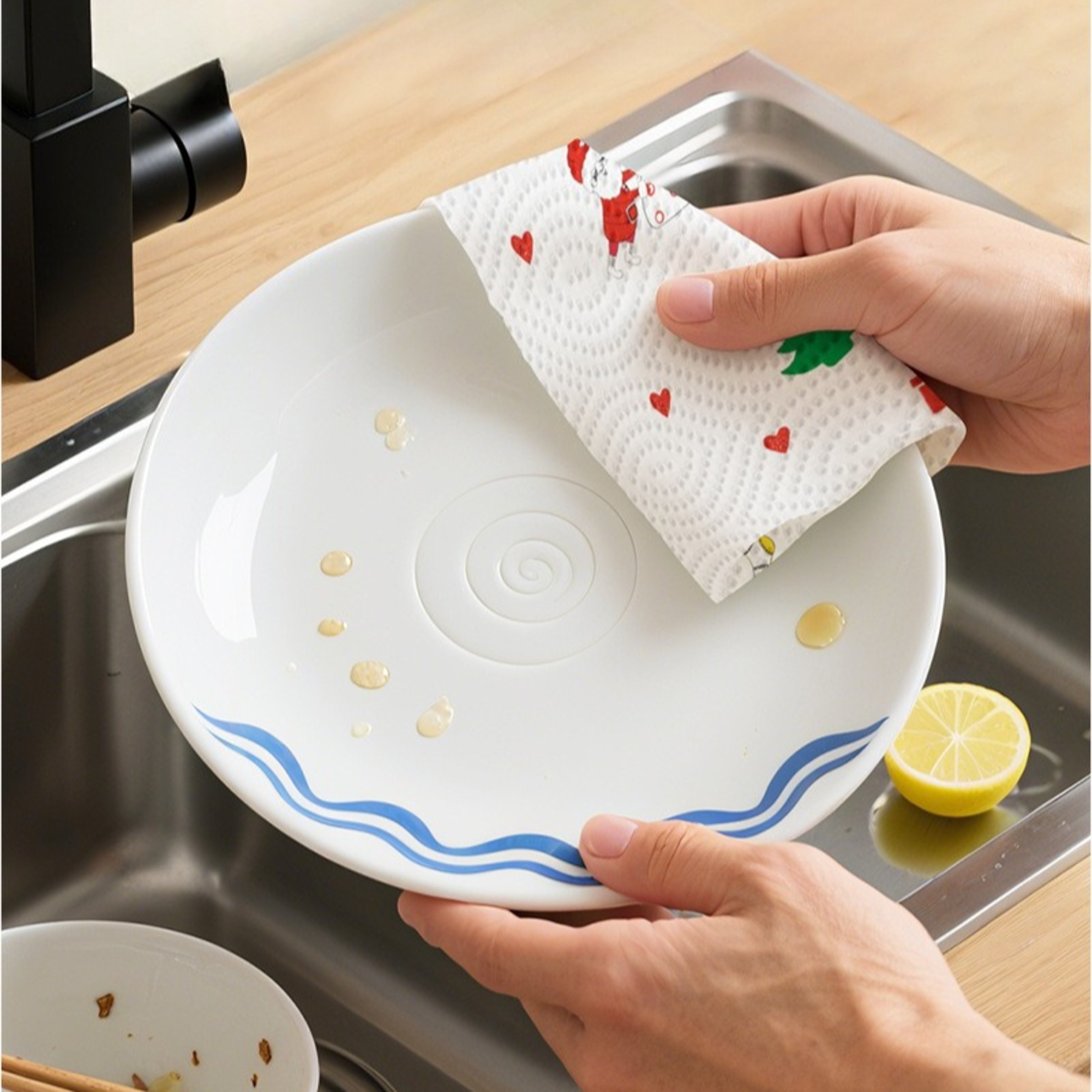 Ultra Absorbent Multi Fold Kitchen Paper Towels for Wet & Dry Cleaning – view 5