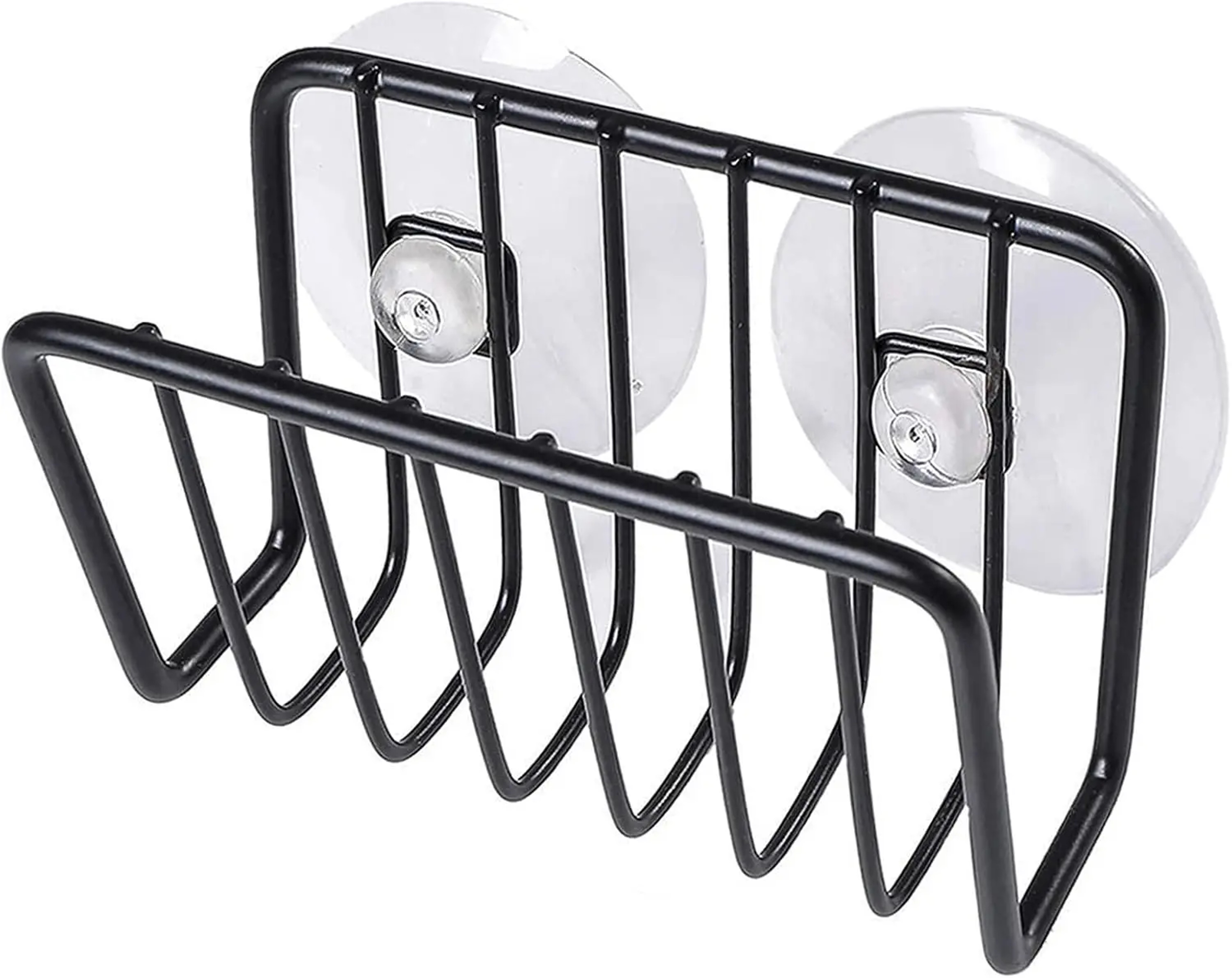 Stainless Steel Sponge Holder For Kitchen Sink With Suction Cup Drainage Caddy 3