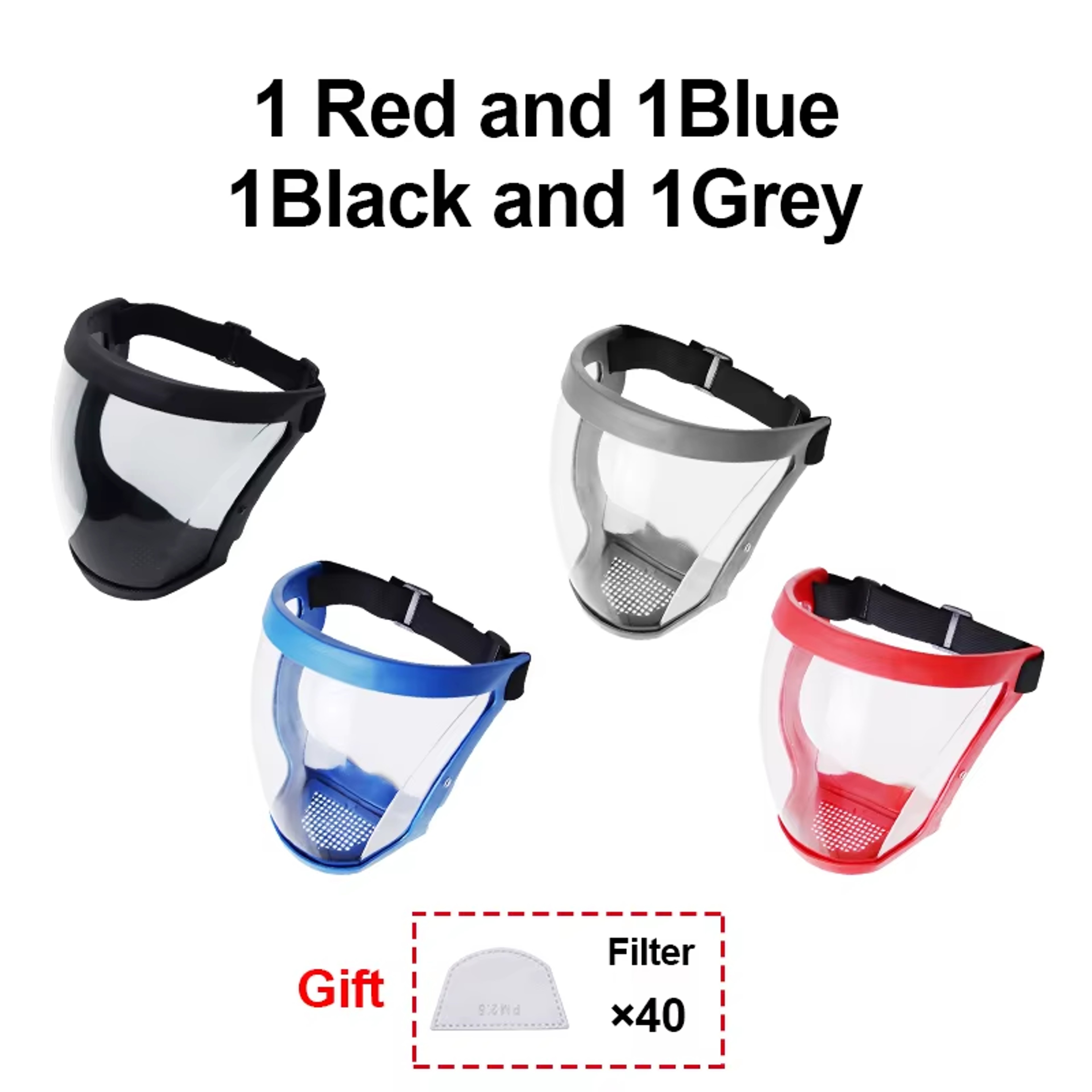 ClearGuard Anti Fog Full Face Shield Mask for Kitchen and Work Protection – view 13