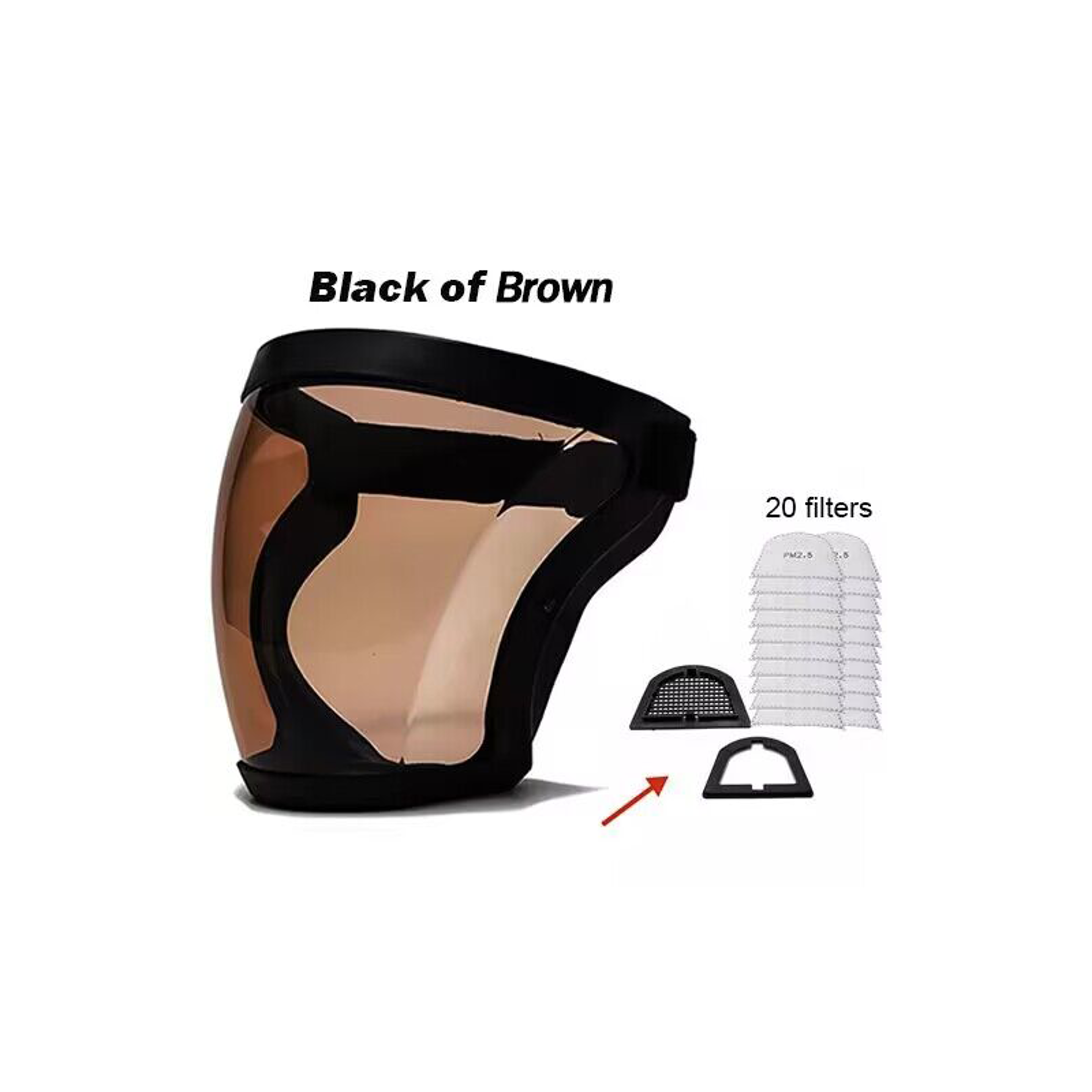 ClearGuard Full Face Safety Shield Mask For Kitchen Workshop  Daily Protection 8