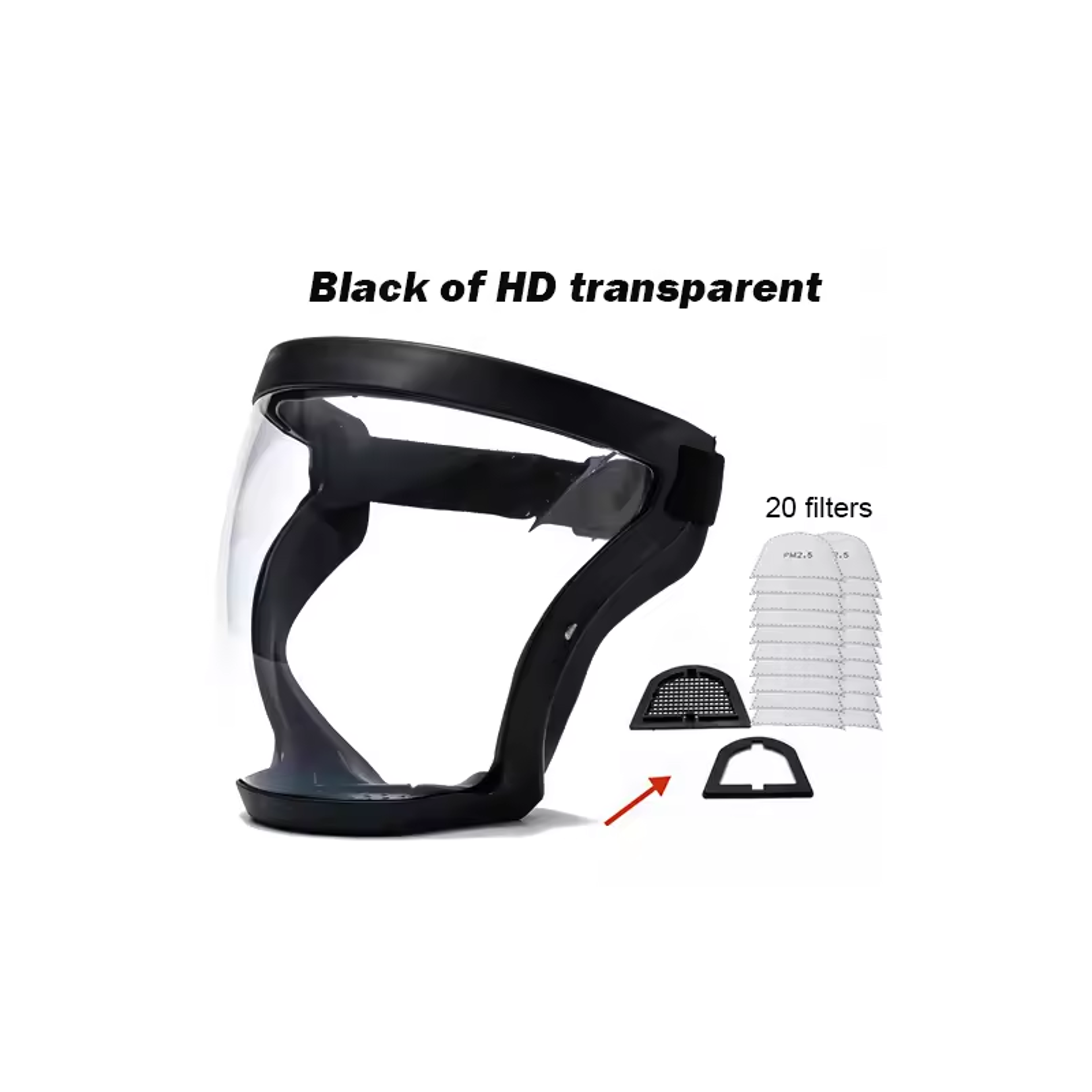 ClearGuard Full Face Safety Shield Mask For Kitchen Workshop  Daily Protection 11