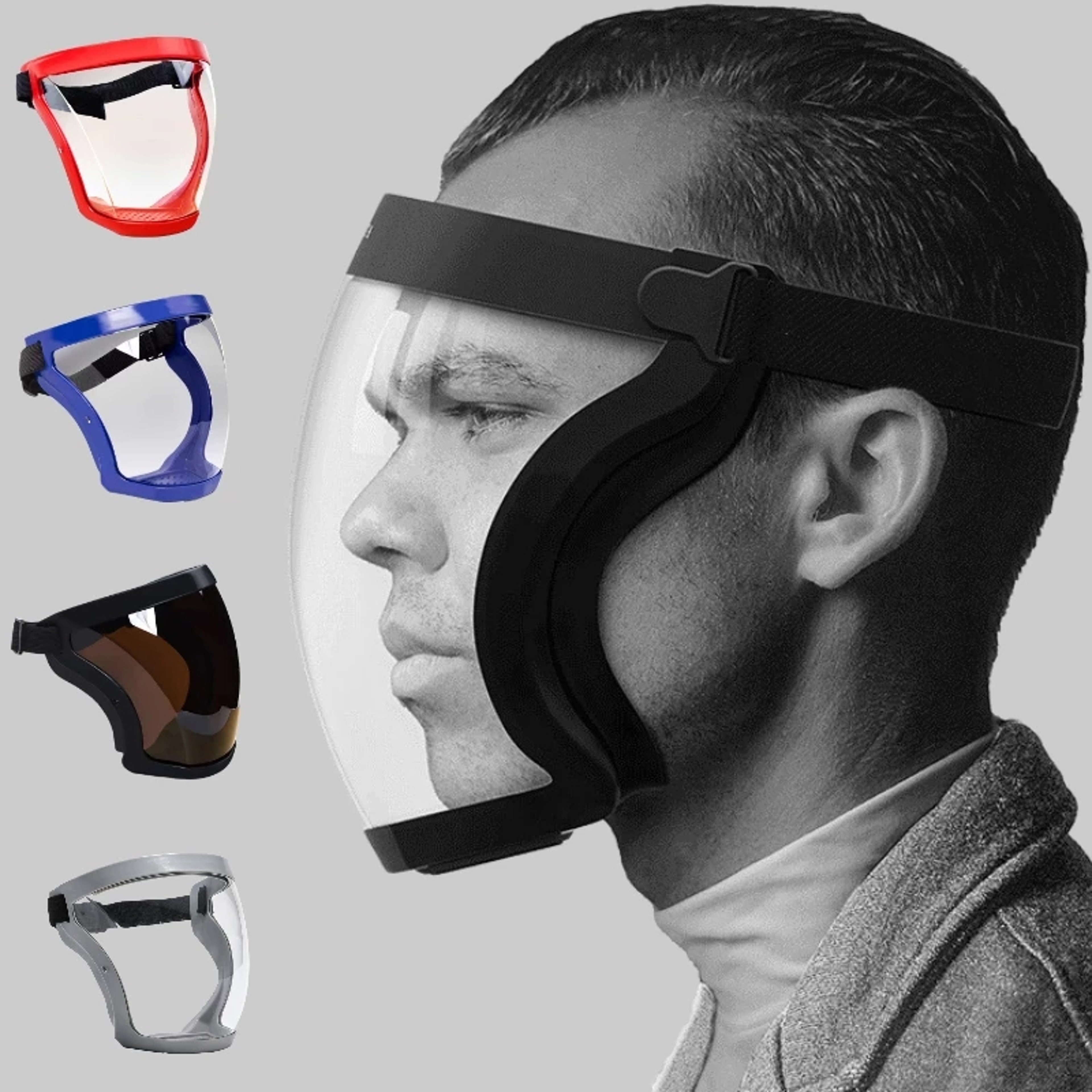 ClearGuard Full Face Shield Safety Glasses For Dust Wind  Splash Protection 0