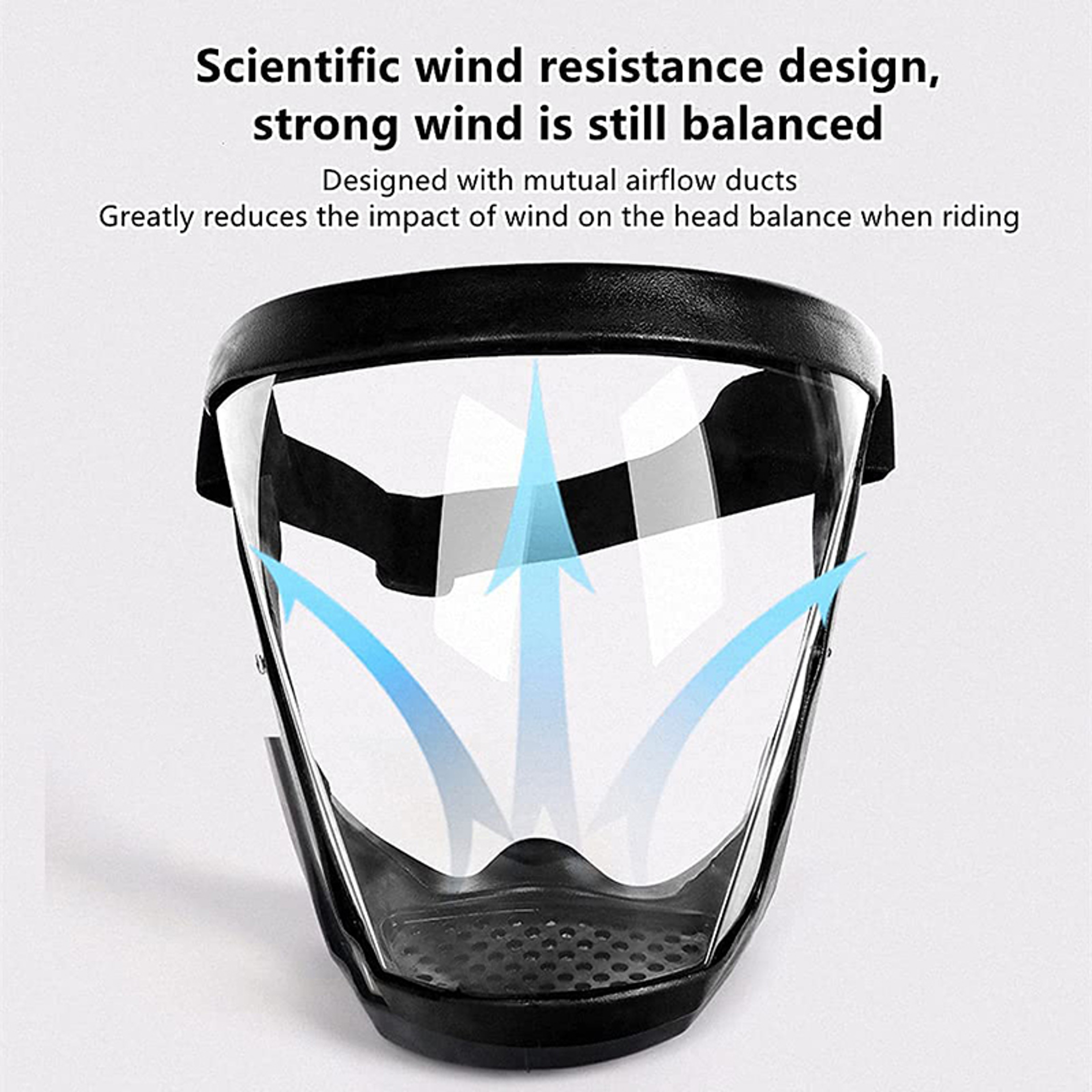 ClearGuard Full Face Shield Safety Glasses For Dust Wind  Splash Protection 2