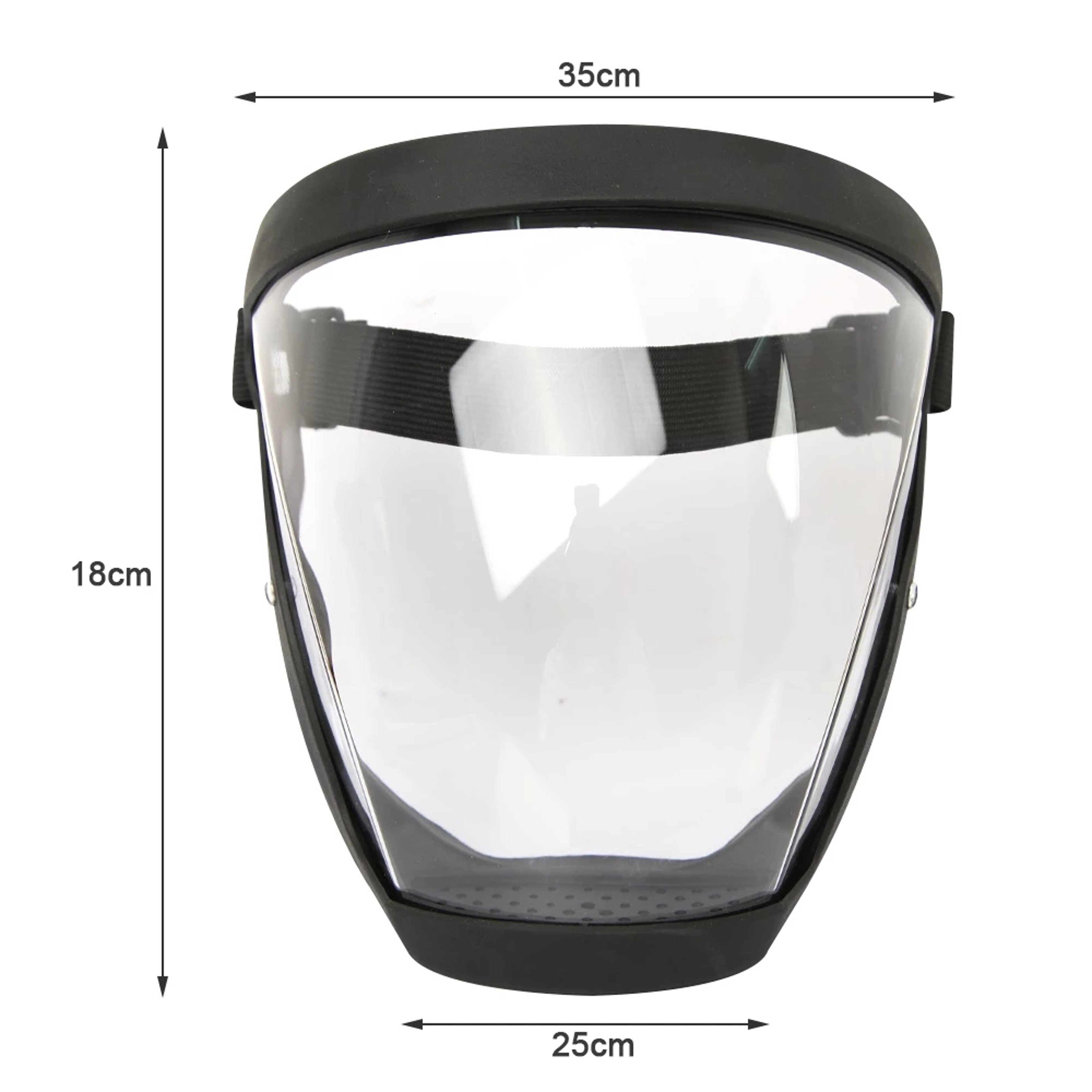 ClearGuard Full Face Shield Safety Glasses For Dust Wind  Splash Protection 3