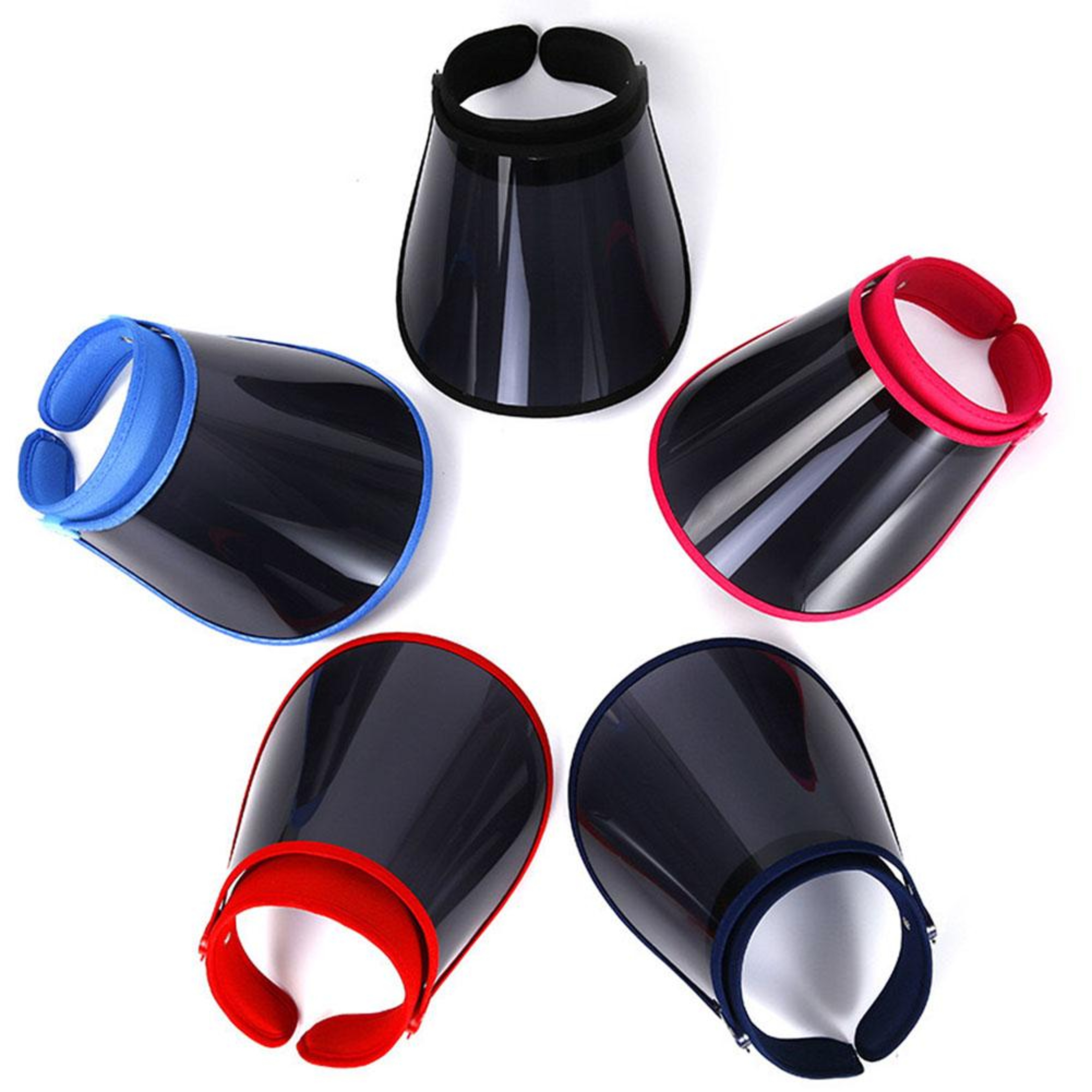 UV Shield Foldable Sun Visor Hat with Face Cover for Outdoor Sports & Travel – view 4