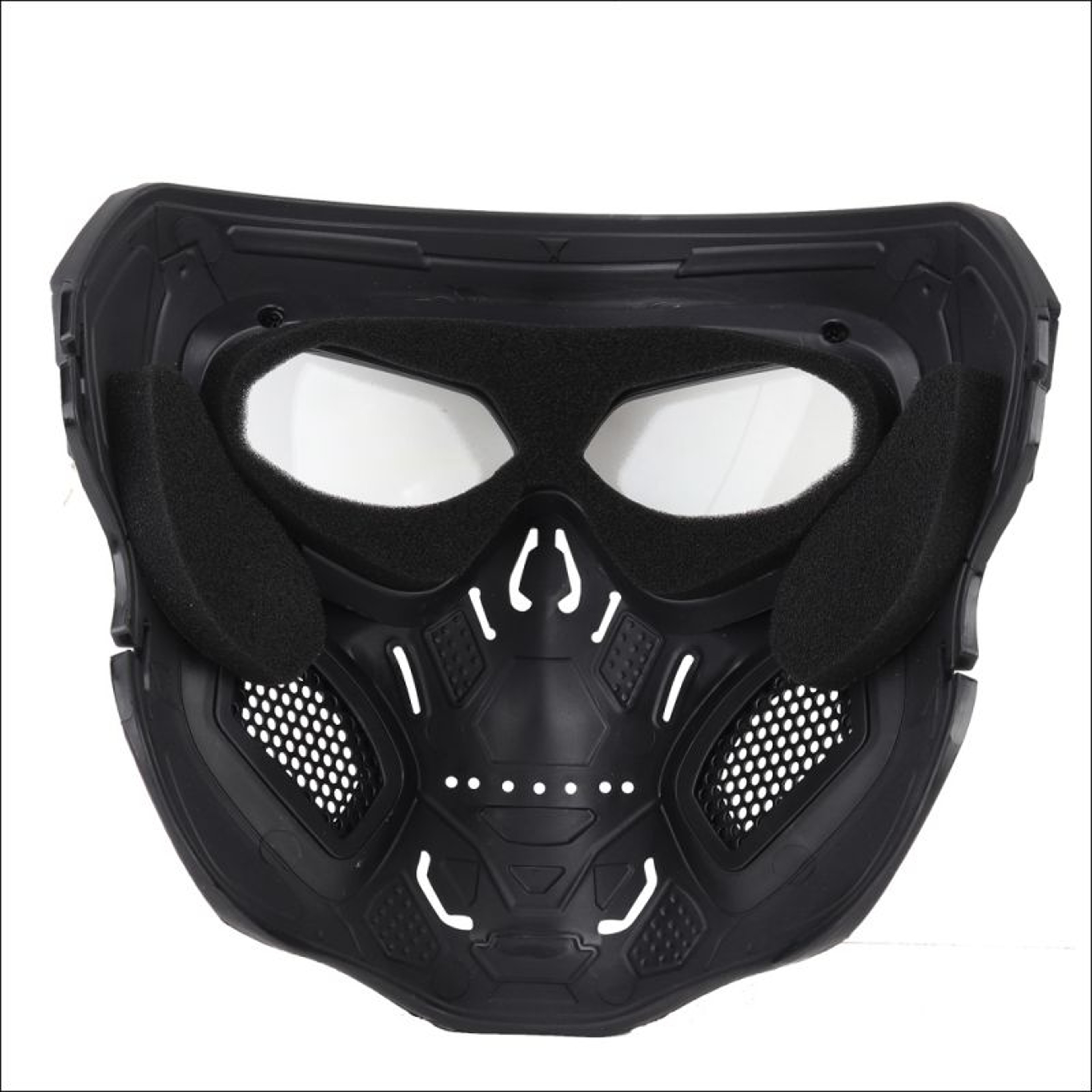 Phantom Skull Motorcycle Face Mask with Tactical Goggles for Riding, Paintball & Outdoor Protection – view 5