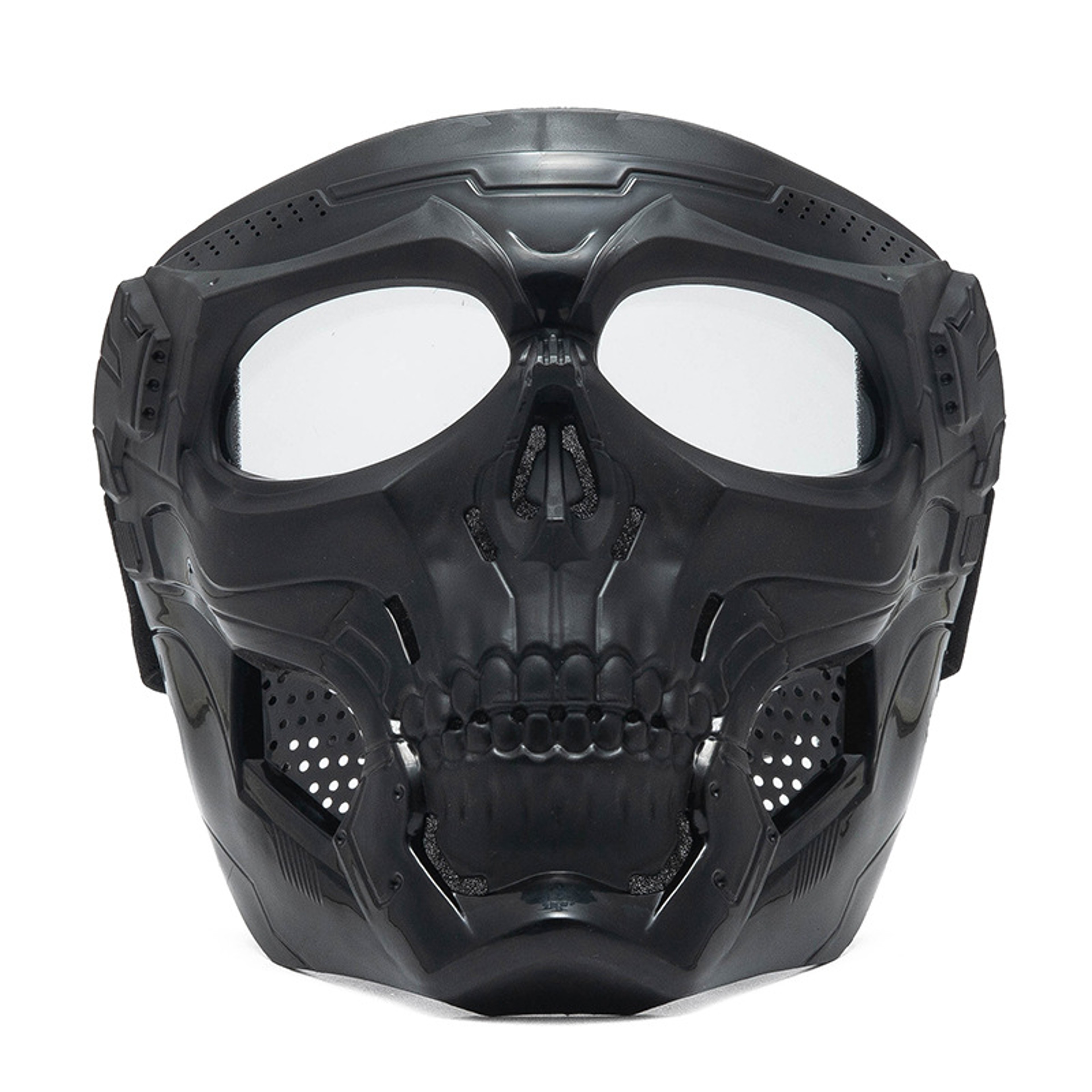Phantom Skull Motorcycle Face Mask with Tactical Goggles for Riding, Paintball & Outdoor Protection – view 7