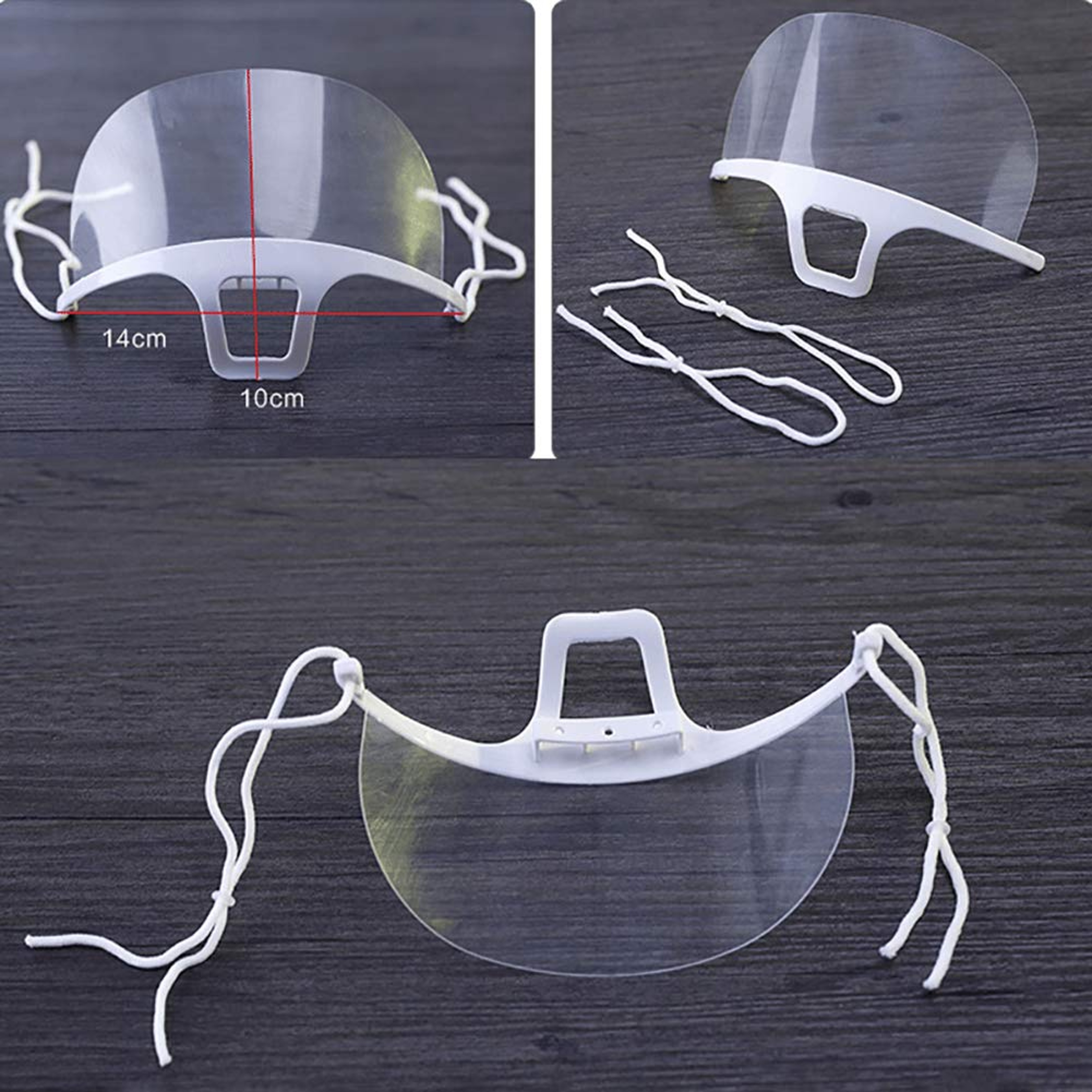 ClearGuard Food Hygiene Mouth Shield Set for Chefs & Food Handlers – view 3
